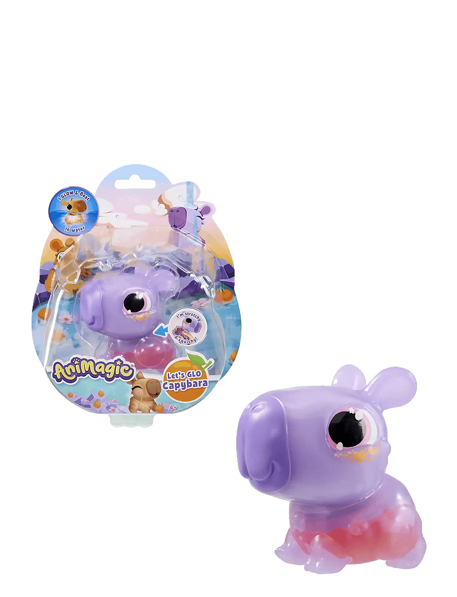 Goliath - ANIMAGIC LET+S GLO CAPYBARA PURPLE - andet vandlegetøj - multi coloured - 1