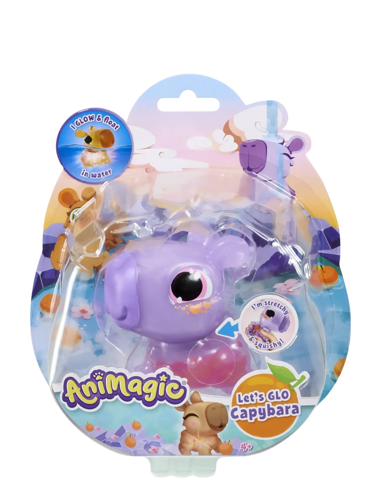 Goliath - ANIMAGIC LET+S GLO CAPYBARA PURPLE - andet vandlegetøj - multi coloured - 2