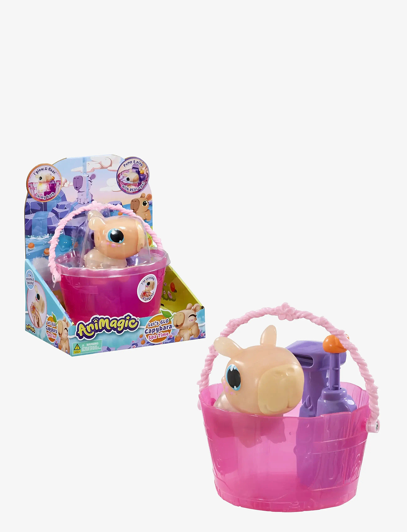 Goliath - ANIMAGIC LET´S GLO CAPYBARA SPA TIME - andet vandlegetøj - multi coloured - 0