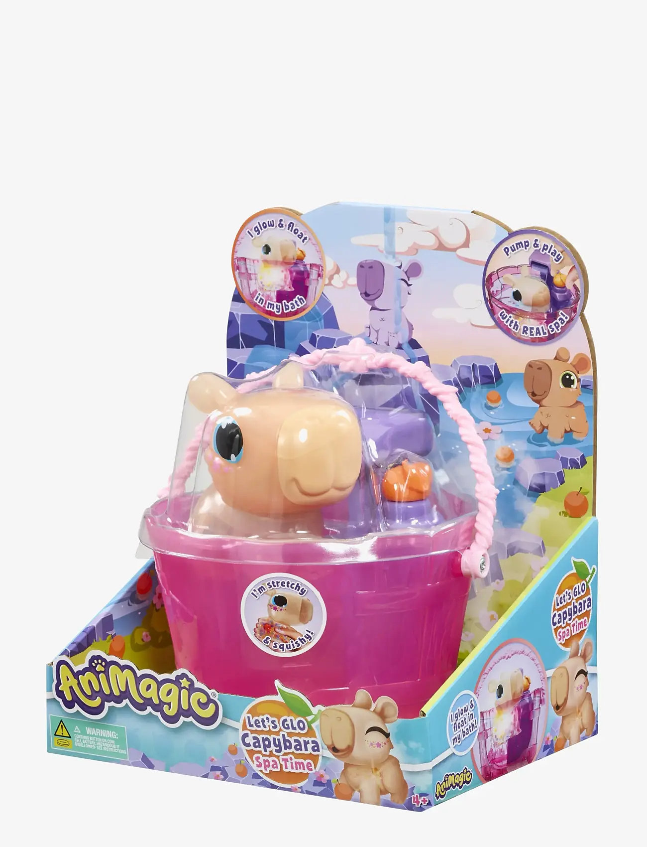 Goliath - ANIMAGIC LET´S GLO CAPYBARA SPA TIME - andet vandlegetøj - multi coloured - 4
