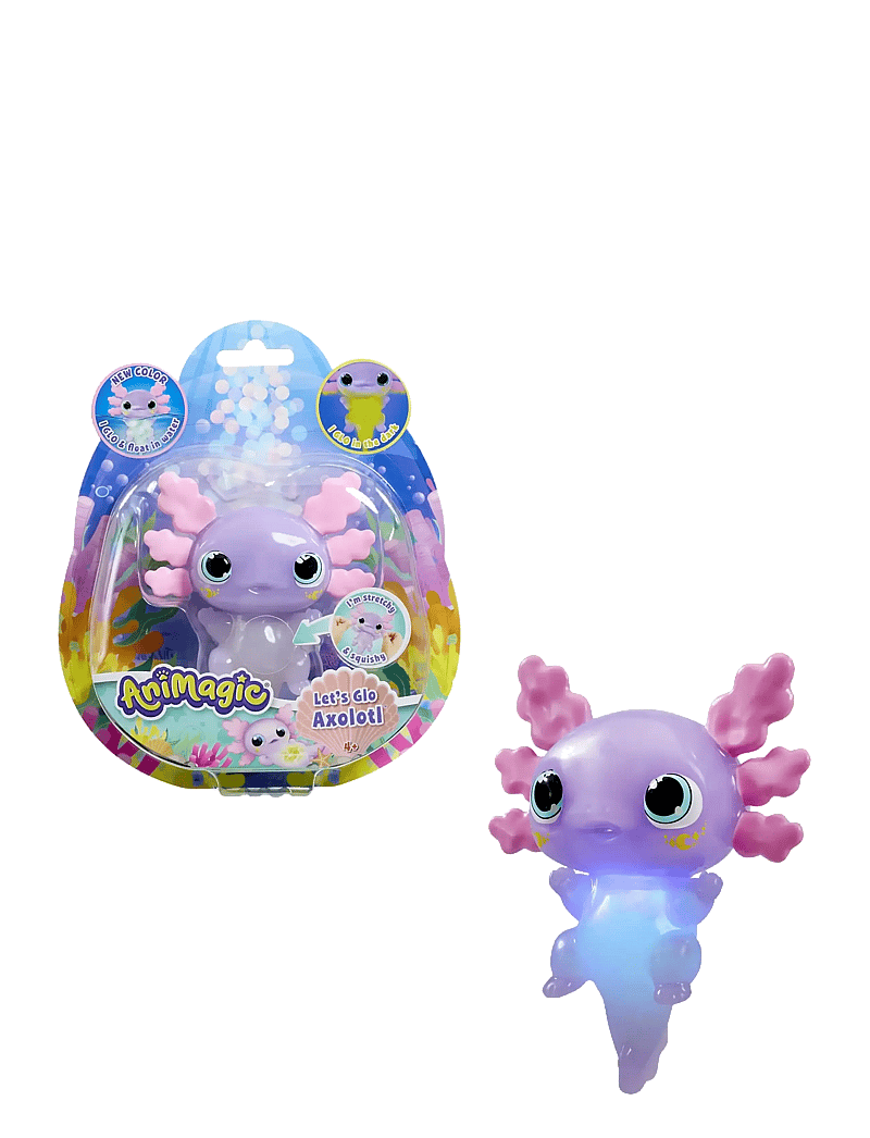 Goliath - ANIMAGIC LET´S GLO AXOLOTL PASTEL GLOW IN THE DARK - badespielzeug - multi coloured - 1
