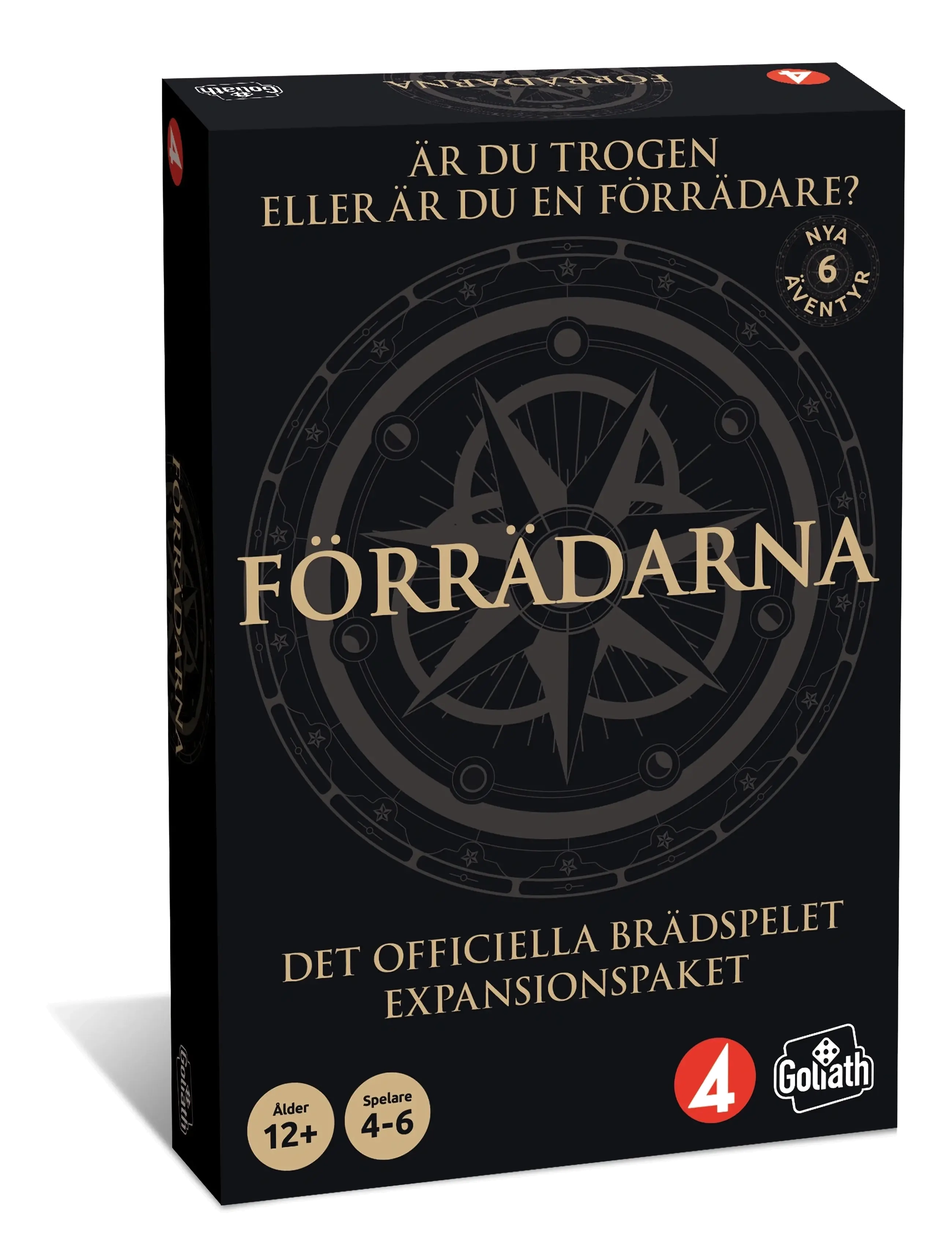 Goliath Förrädarna Expansion Set, Board Spil, Sort, Str: ONE SIZE