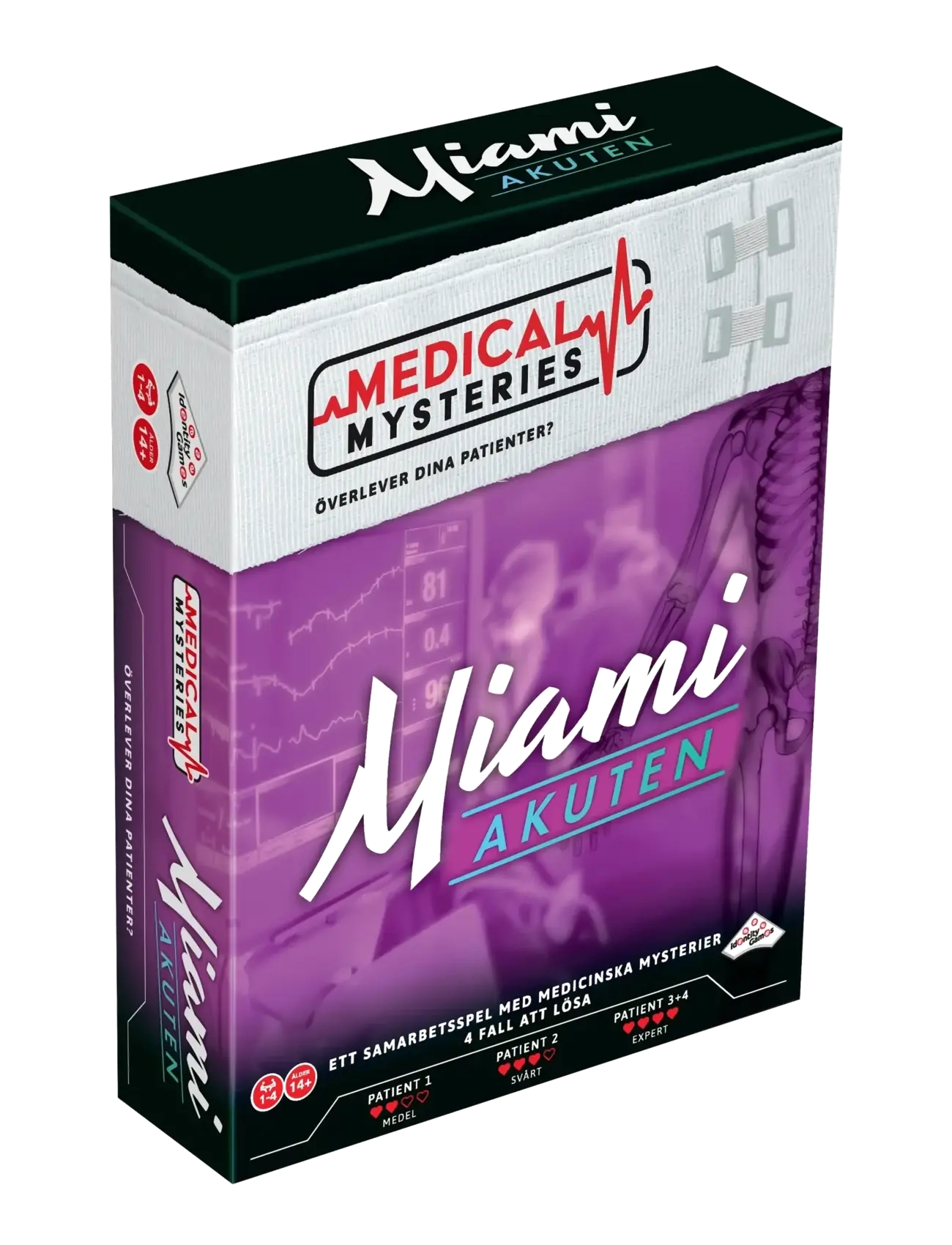 Goliath Medical Mysteries Miami Case Swe, One Size, Black, Spil > Kortspil, Børn