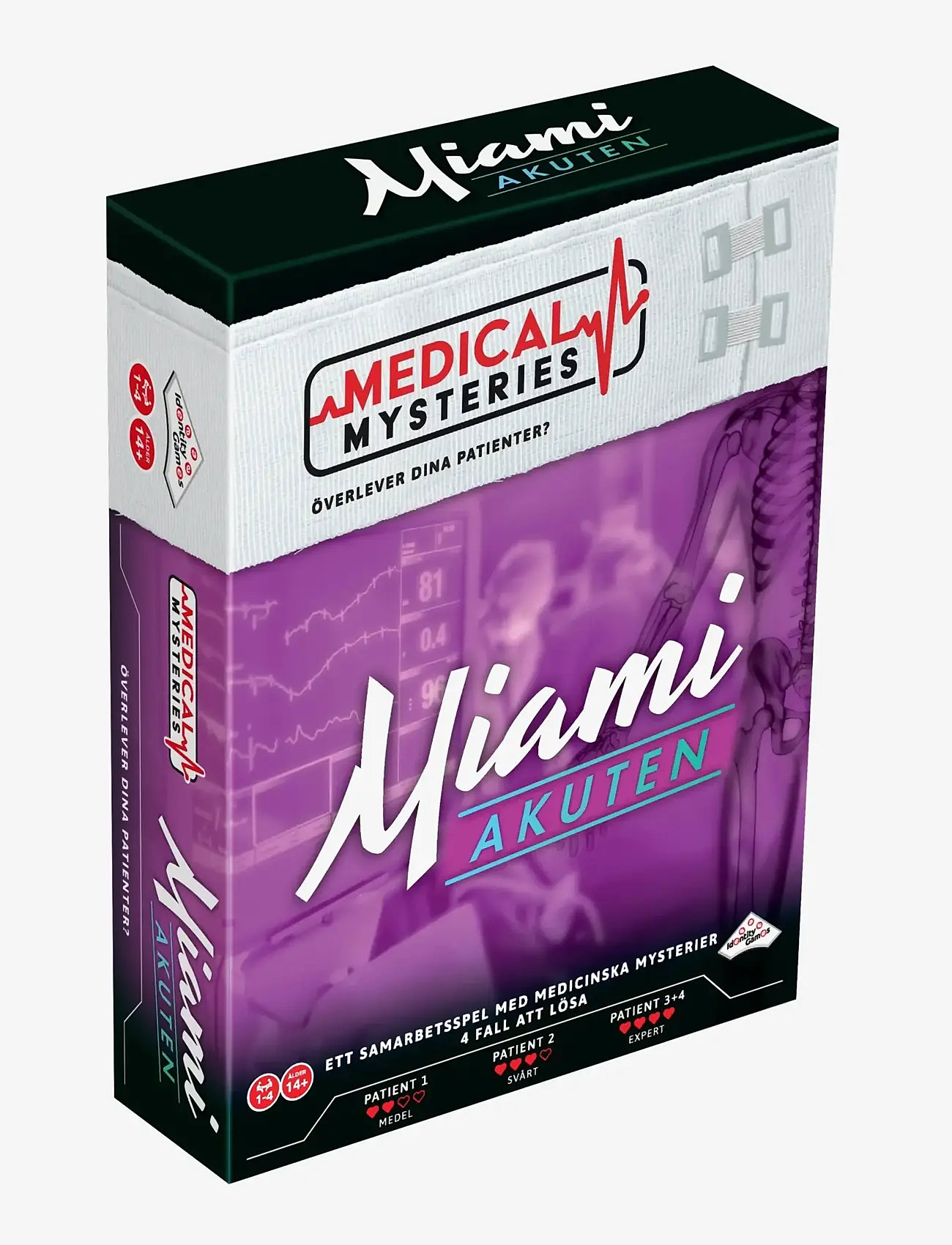 Goliath - MEDICAL MYSTERIES MIAMI CASE SWE - card games - multi coloured - 0