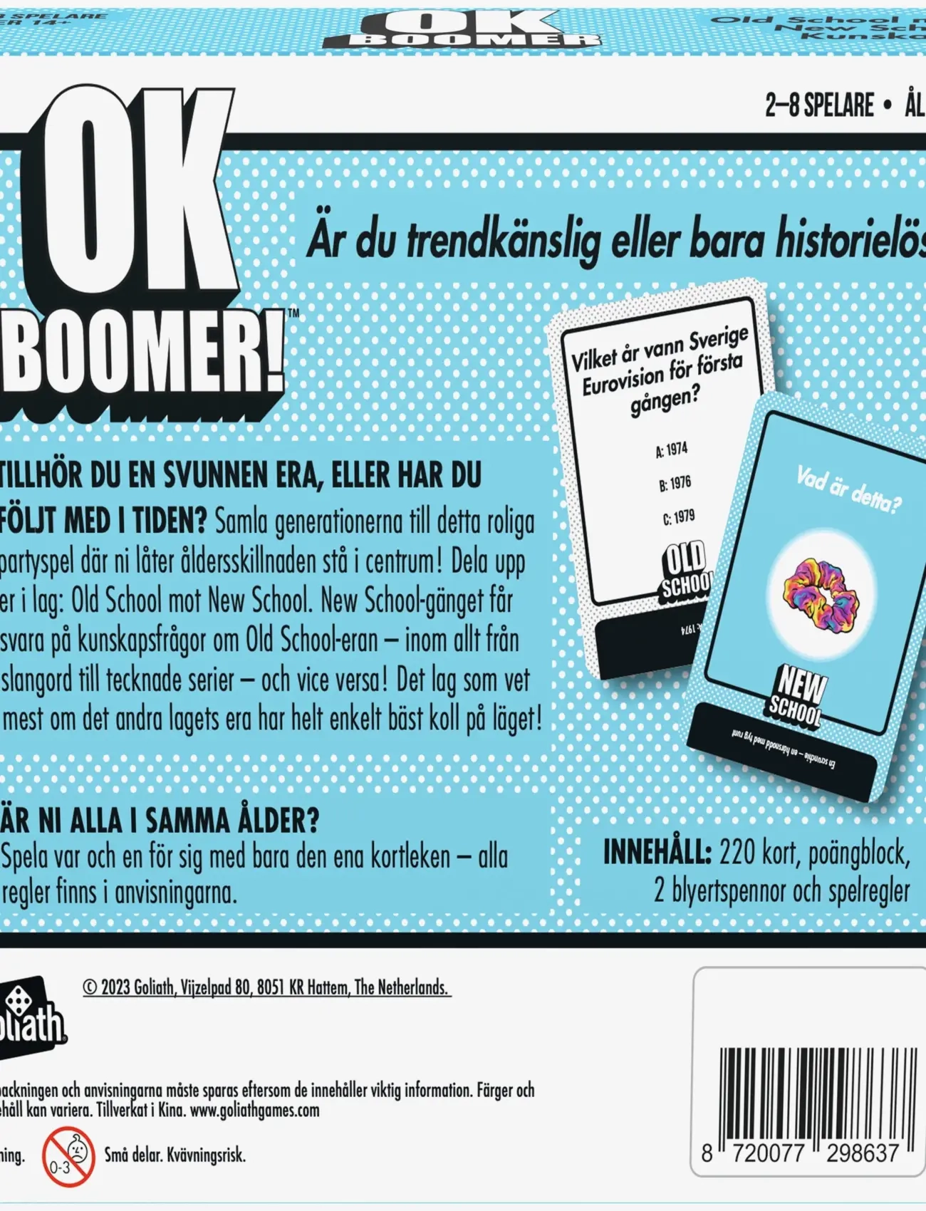 Goliath - OK BOOMER GAME SWE - lautapelit - multi coloured - 2