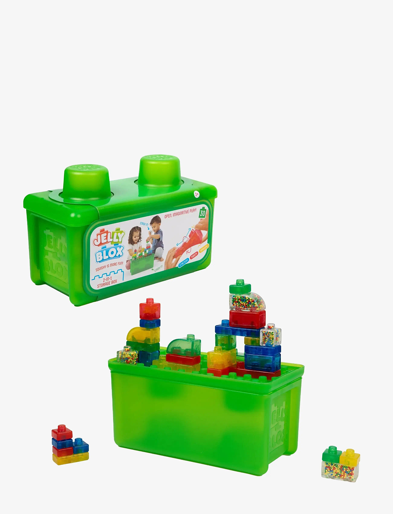 Goliath - JELLY BLOX 2-IN-1 STORAGE CASE - building blocks - multi coloured - 0
