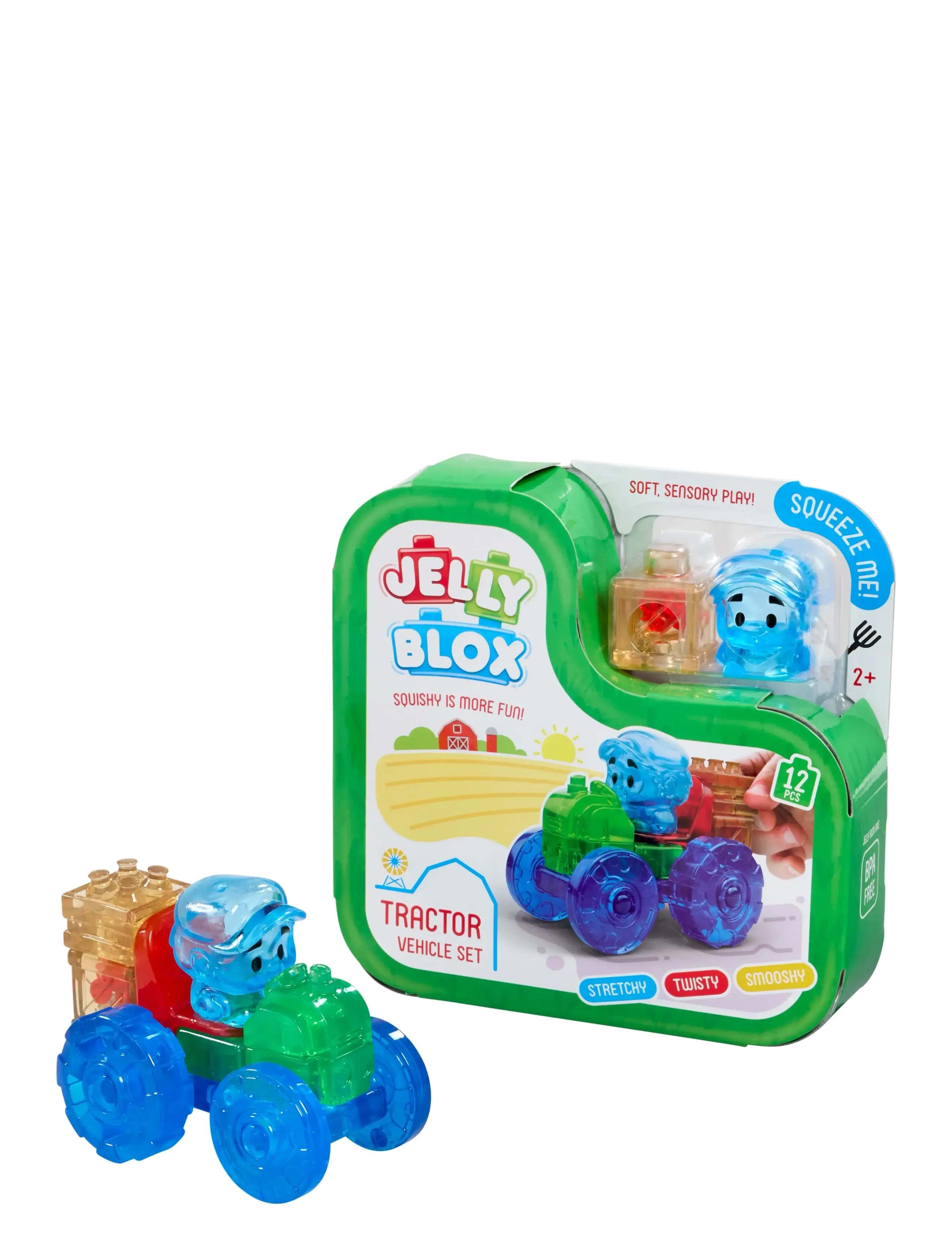 Goliath JELLY BLOX TRACTOR SET - Byggklossar - MULTI COLOURED / blue