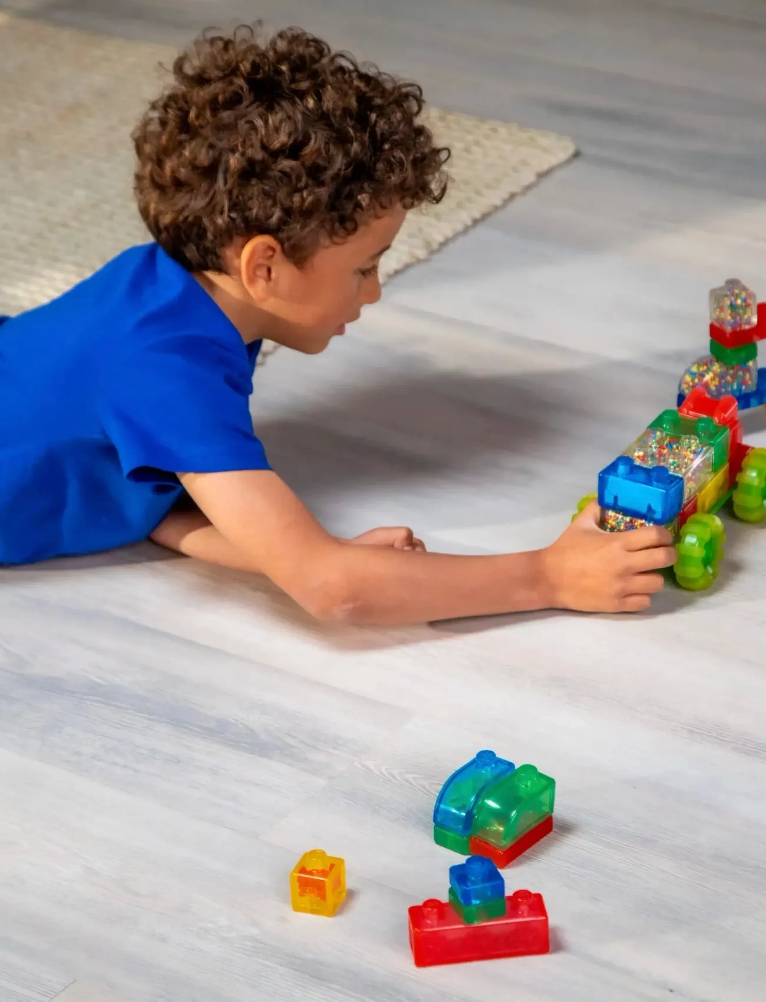 Goliath Jelly Blox Tractor Set, Børn, Building Blocks, Blå, Str: ONE SIZE