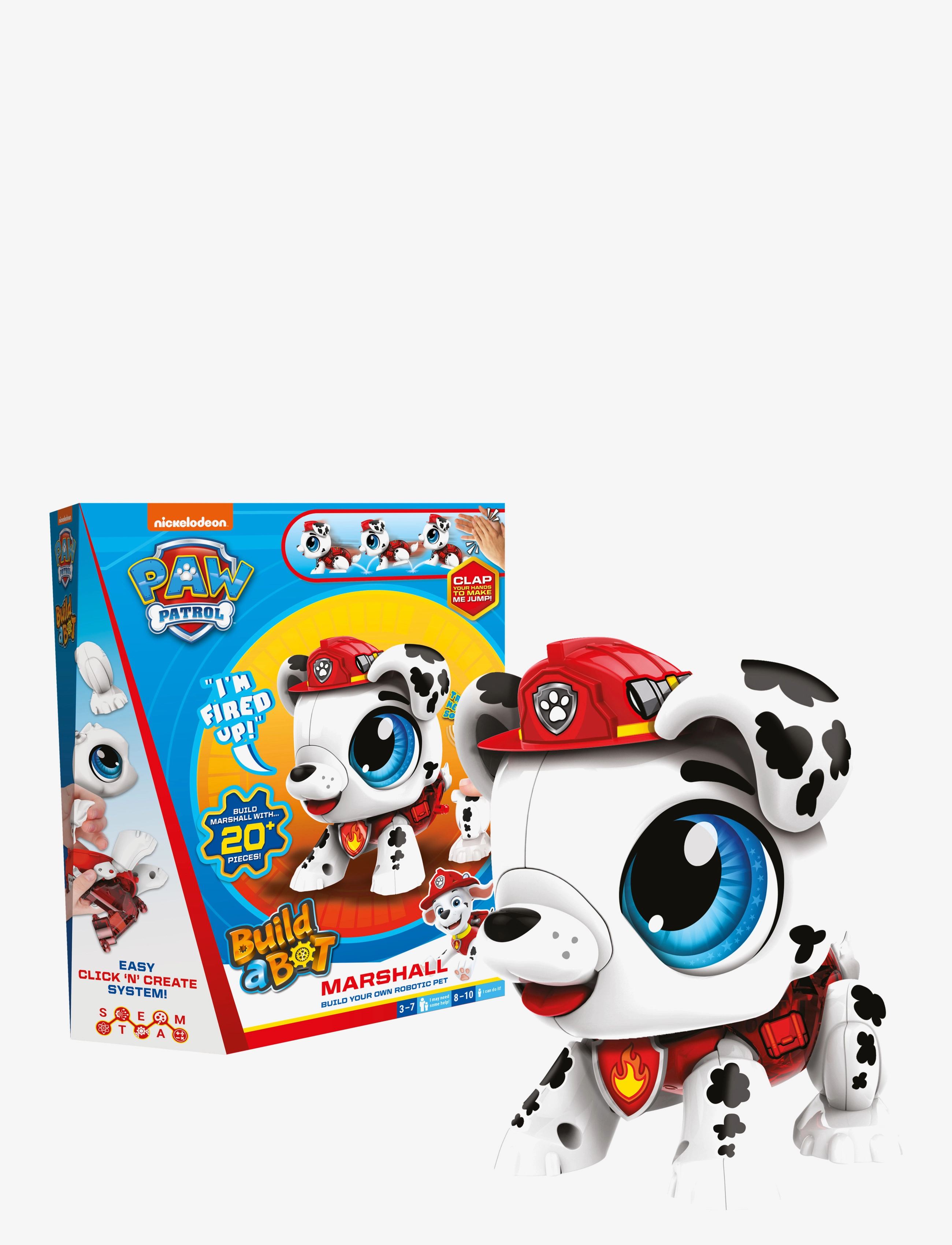 Goliath Build A Bot Sound Paw Patrol - Marshall, One Size, Multi/patterned, Interaktive Dyr > Robotter, Børn