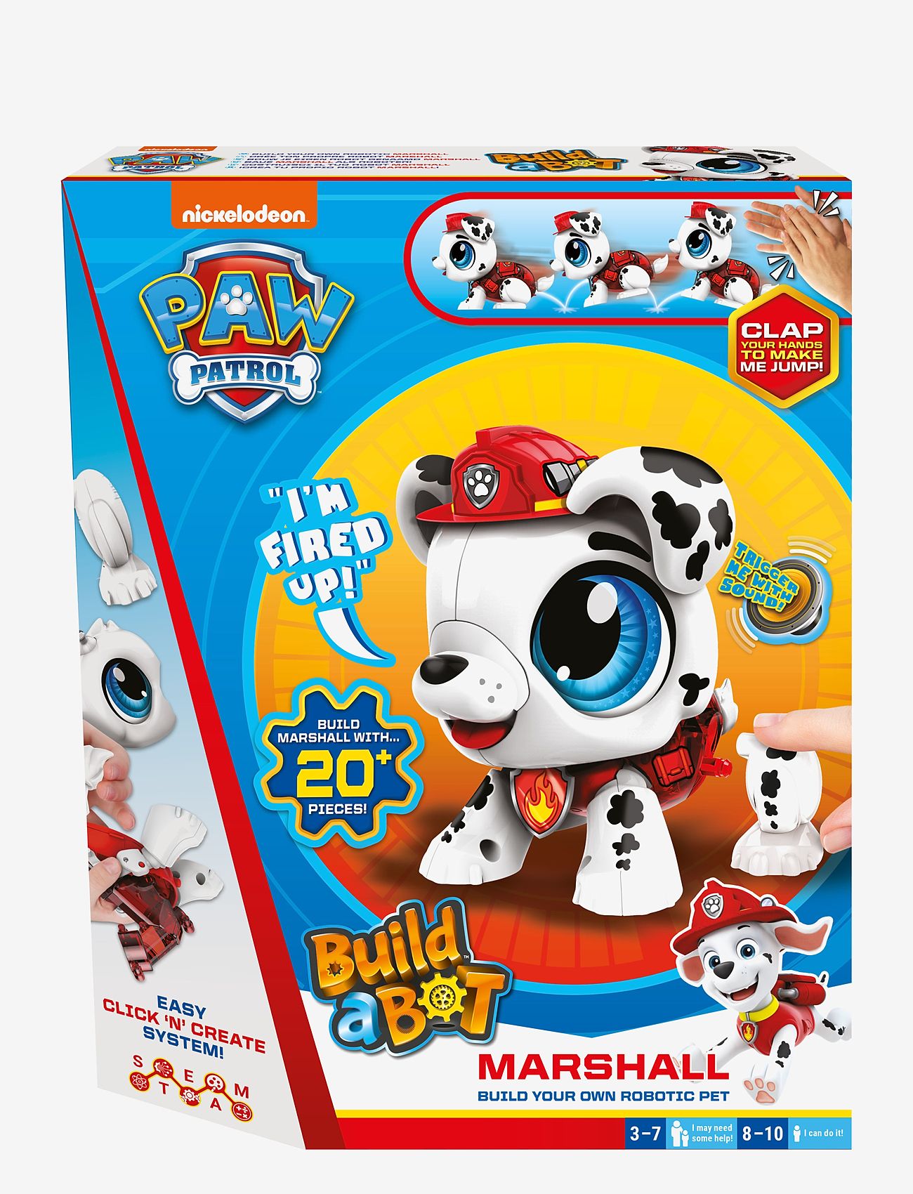 Goliath - Build A Bot Sound Paw Patrol - Marshall - julegaver under 500kr - multi coloured - 1