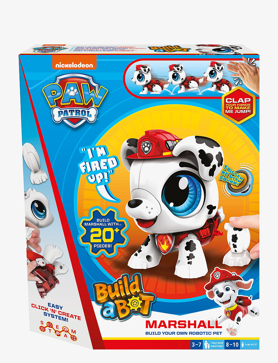Goliath - Build A Bot Sound Paw Patrol - Marshall - birthday gifts - multi coloured - 1
