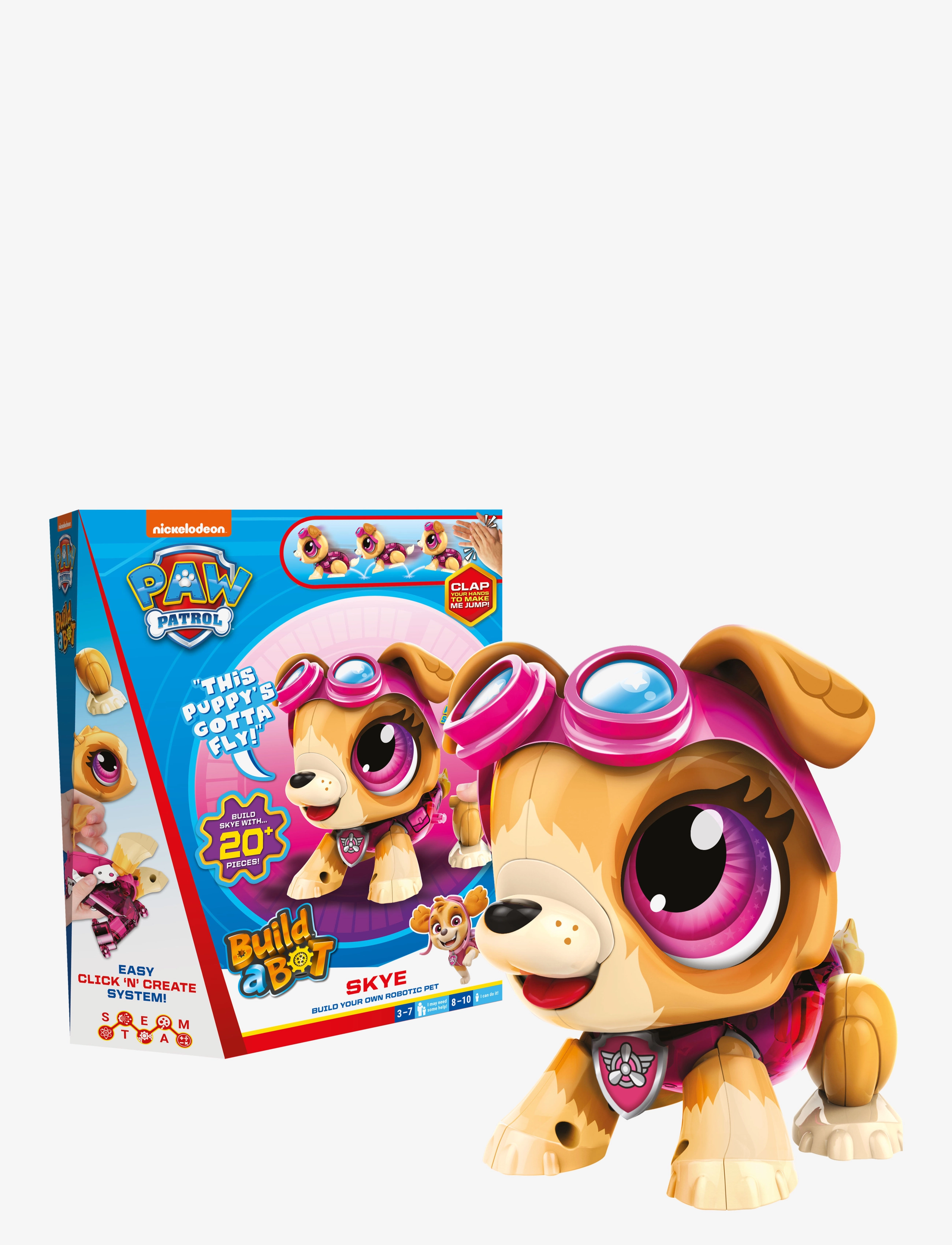 Goliath Build A Bot Sound Paw Patrol - Skye, One Size, Multi/patterned, Interaktive Dyr > Robotter, Børn