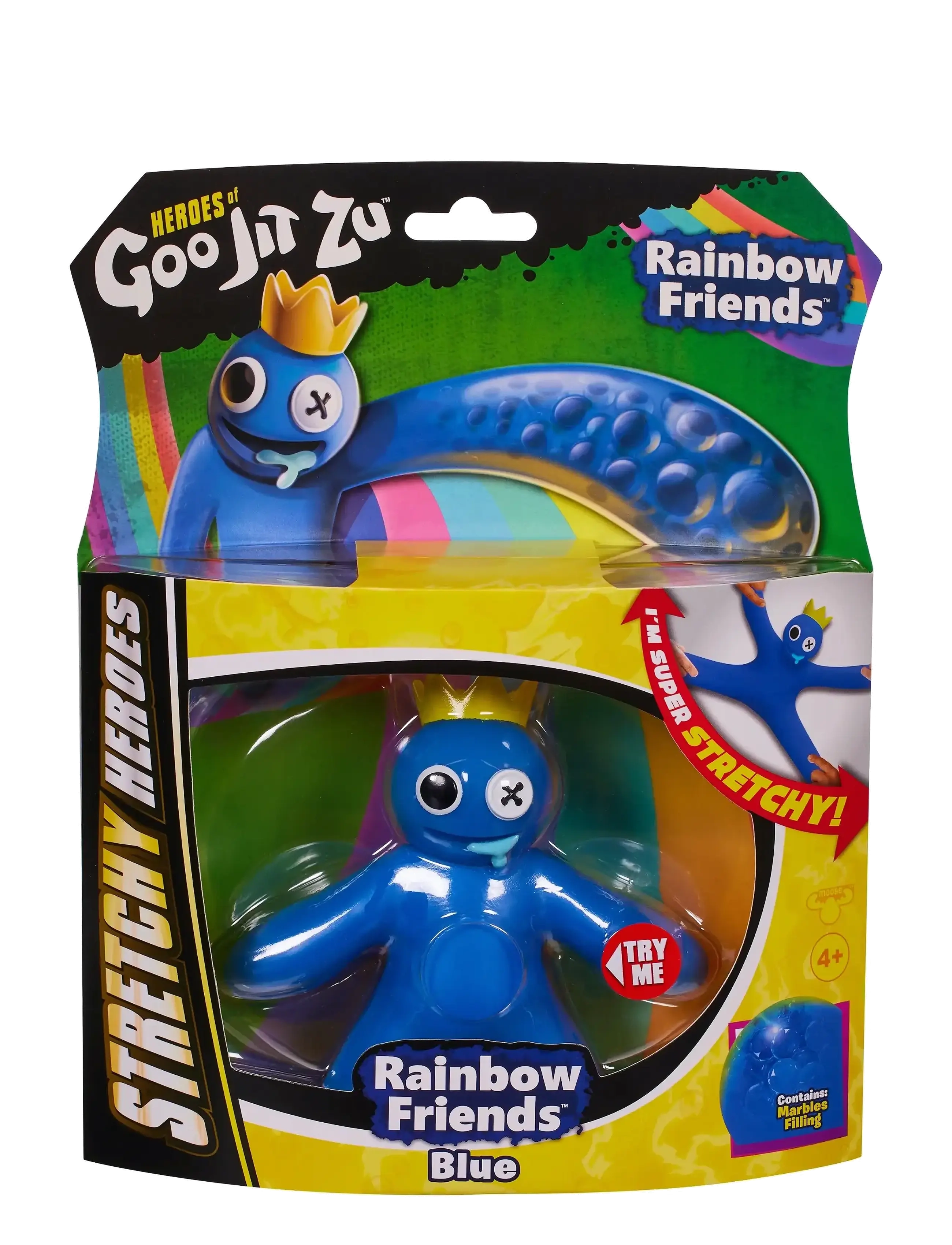 Goo Jit Zu Rainbow Friends Blue, Børn, Action Figures, Multi/mønstret, Str: ONE SIZE
