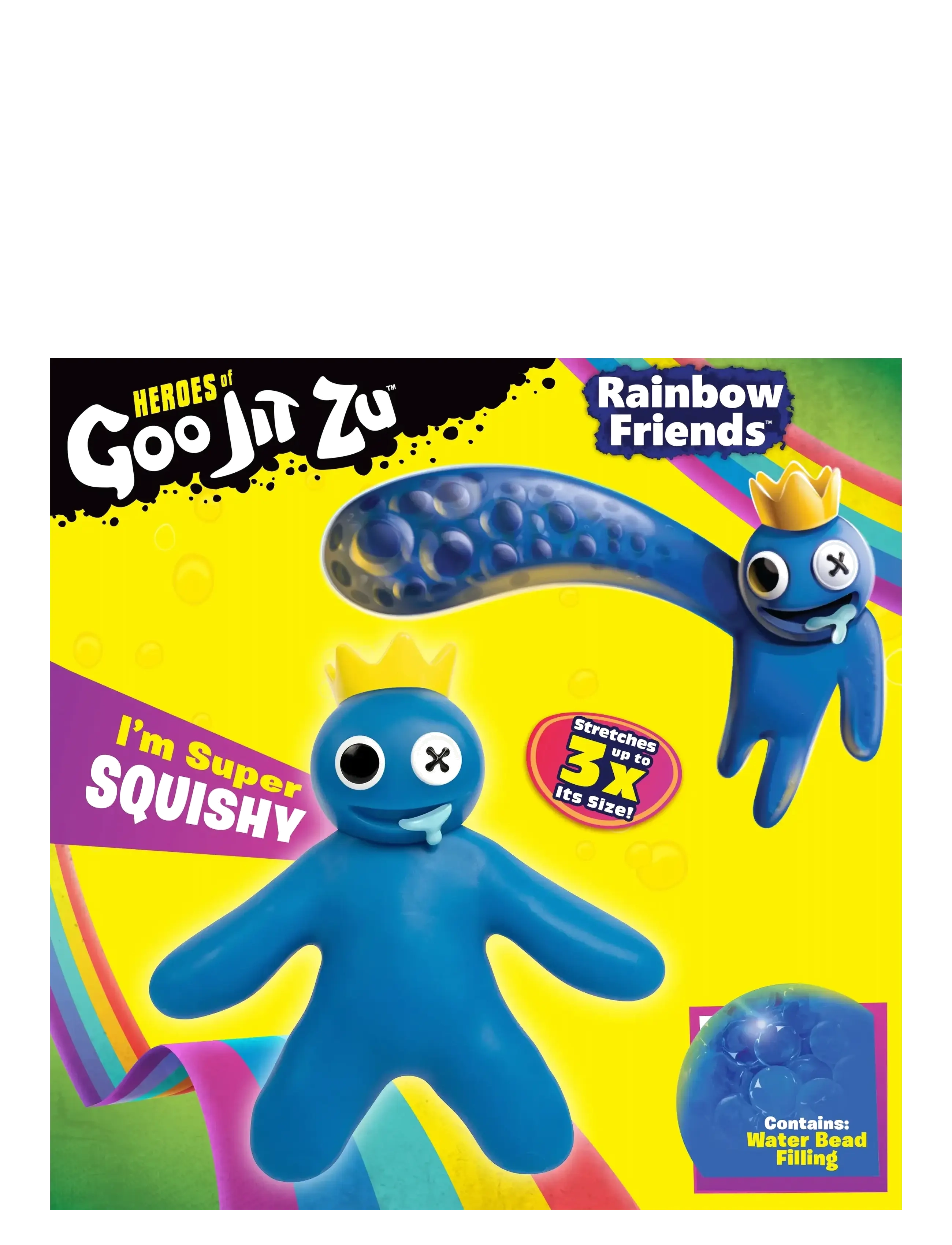 Goo Jit Zu - GOO JIT ZU RAINBOW FRIENDS BLUE - actionfigurer - multi colour - 4