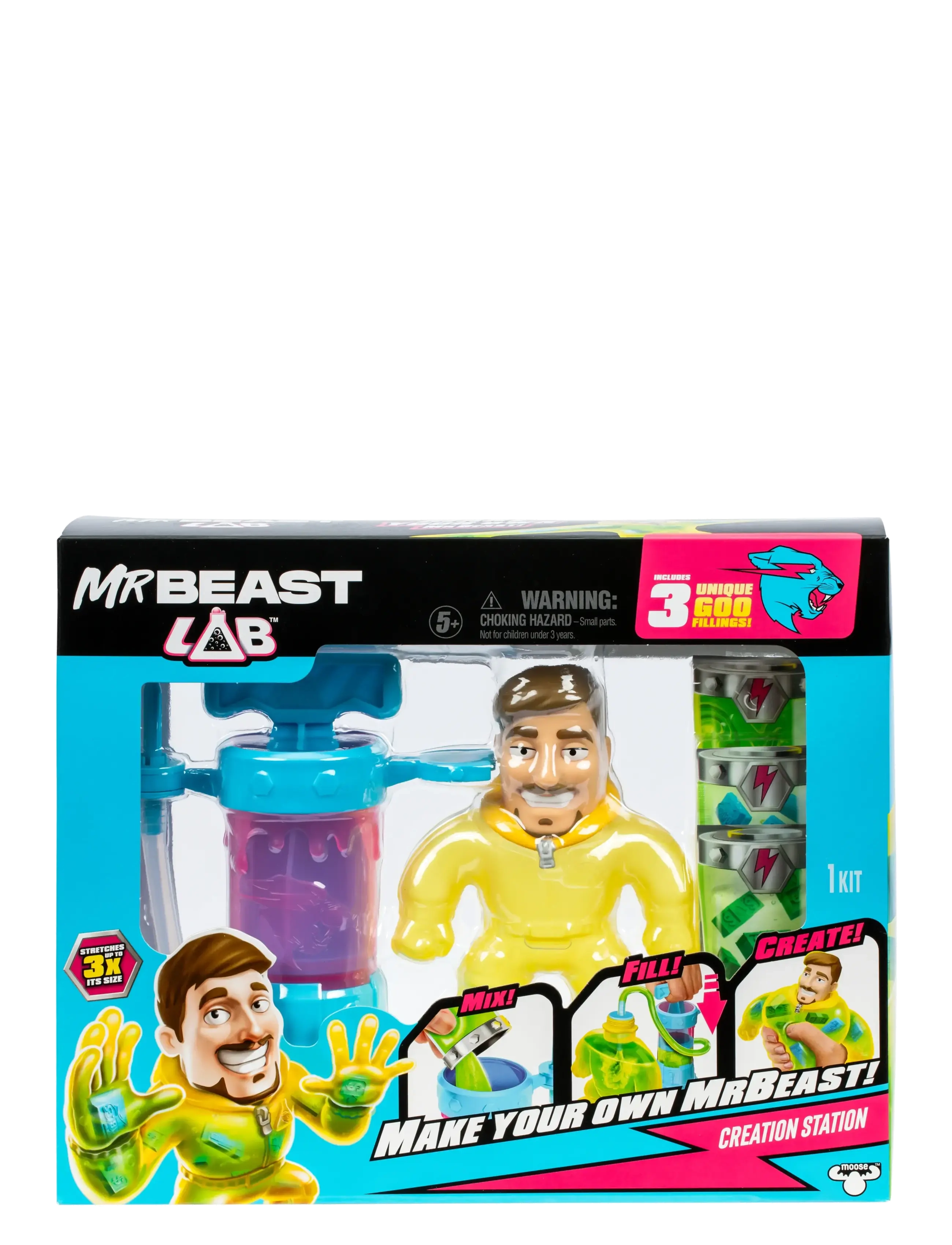 Goo Jit Zu Mr Beast Lab Creation Station, Børn, Experiments And Science, Multi/mønstret, Str: ONE SIZE