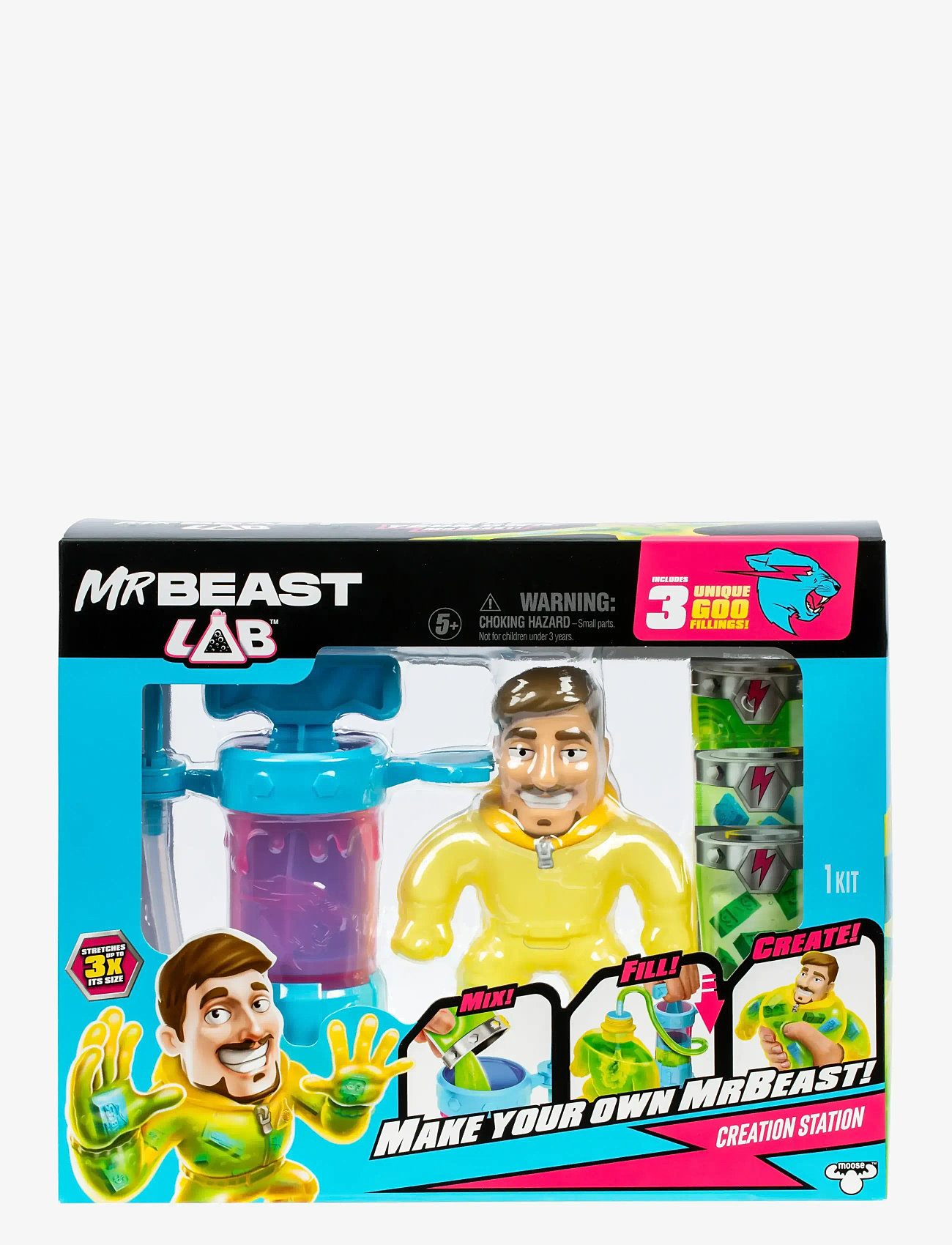Goo Jit Zu - MR BEAST LAB CREATION STATION - eksperimenter og videnskab - multi colour - 1