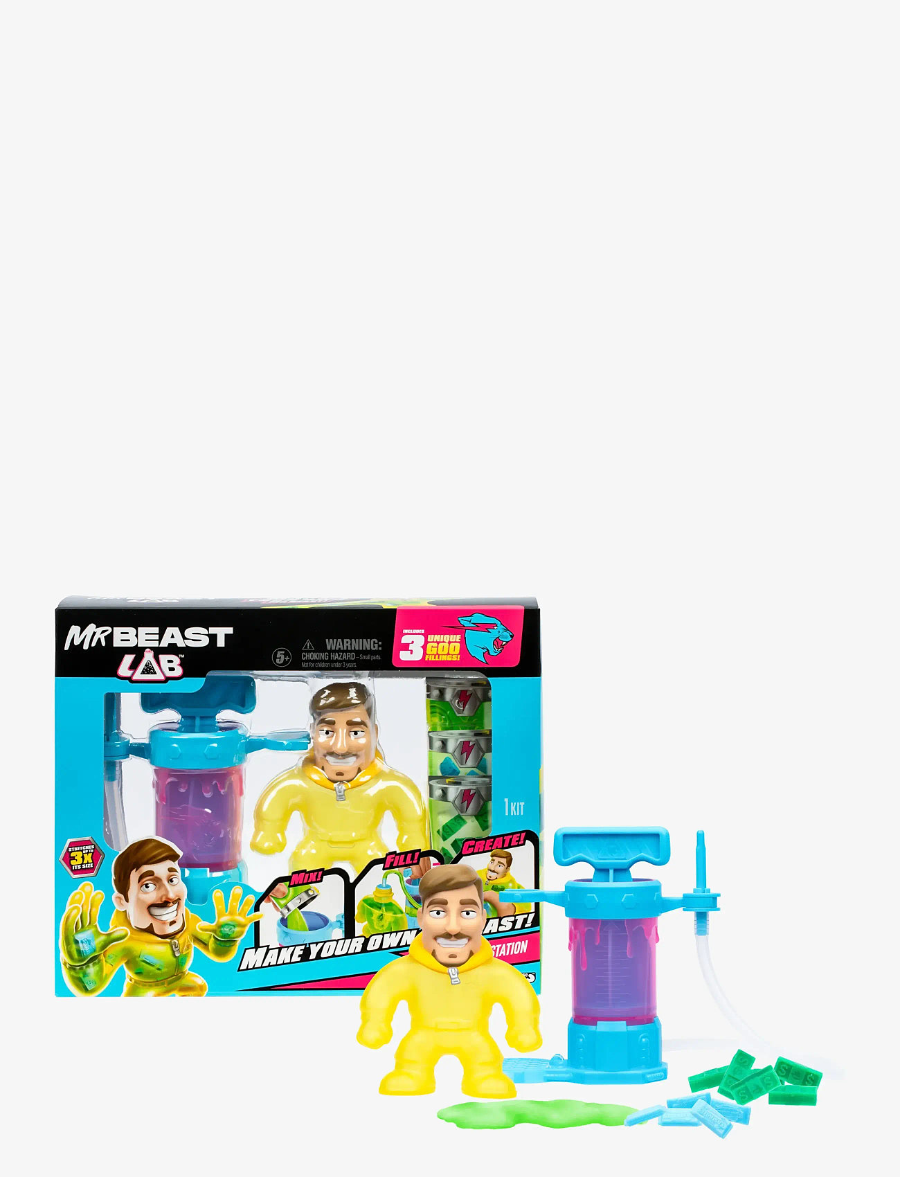Goo Jit Zu - MR BEAST LAB CREATION STATION - eksperimenter og videnskab - multi colour - 2