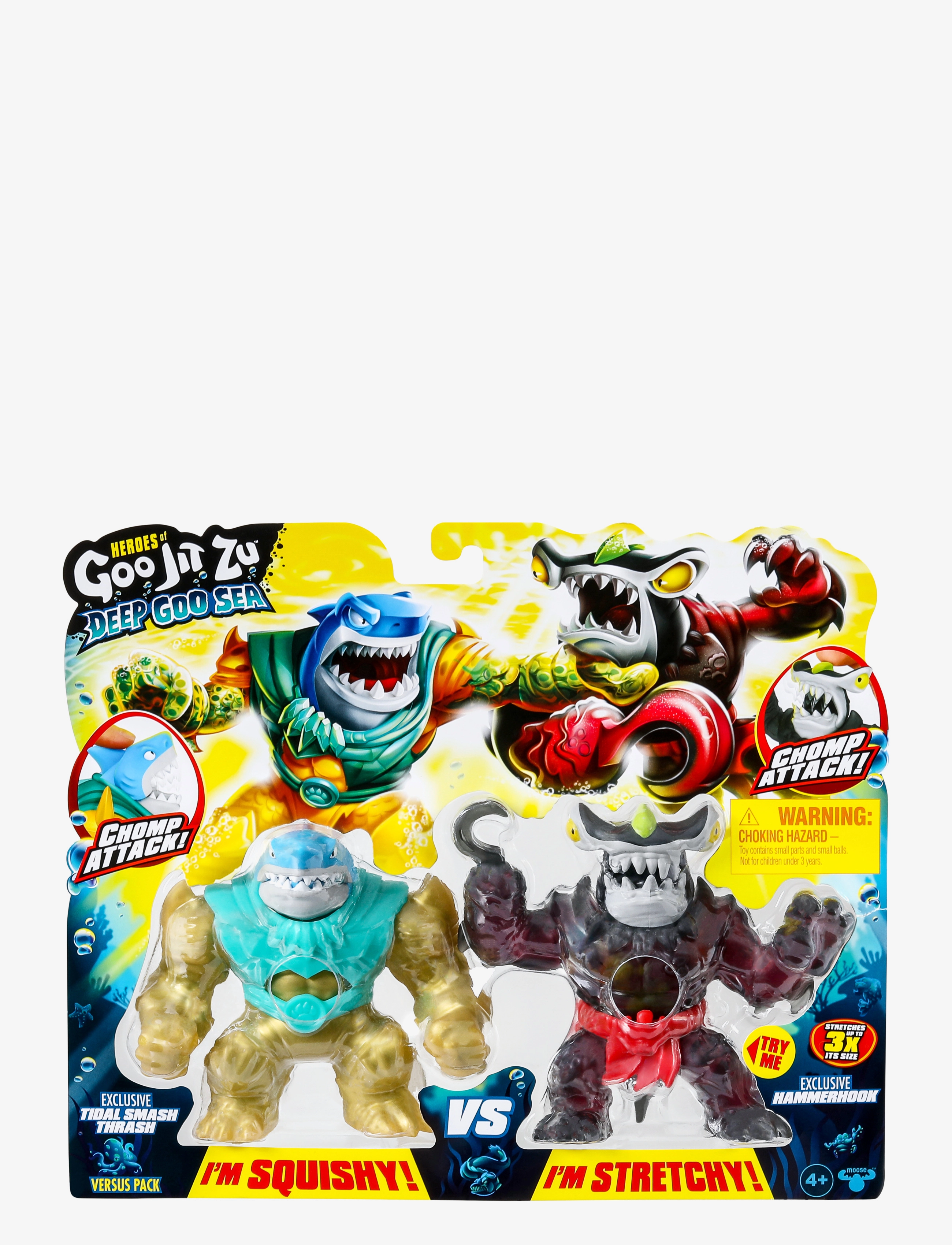 Goo Jit Zu - GOO JIT ZU S9 DEEP SEA TRASH VS HAMMERHOOK - multi colour - 0