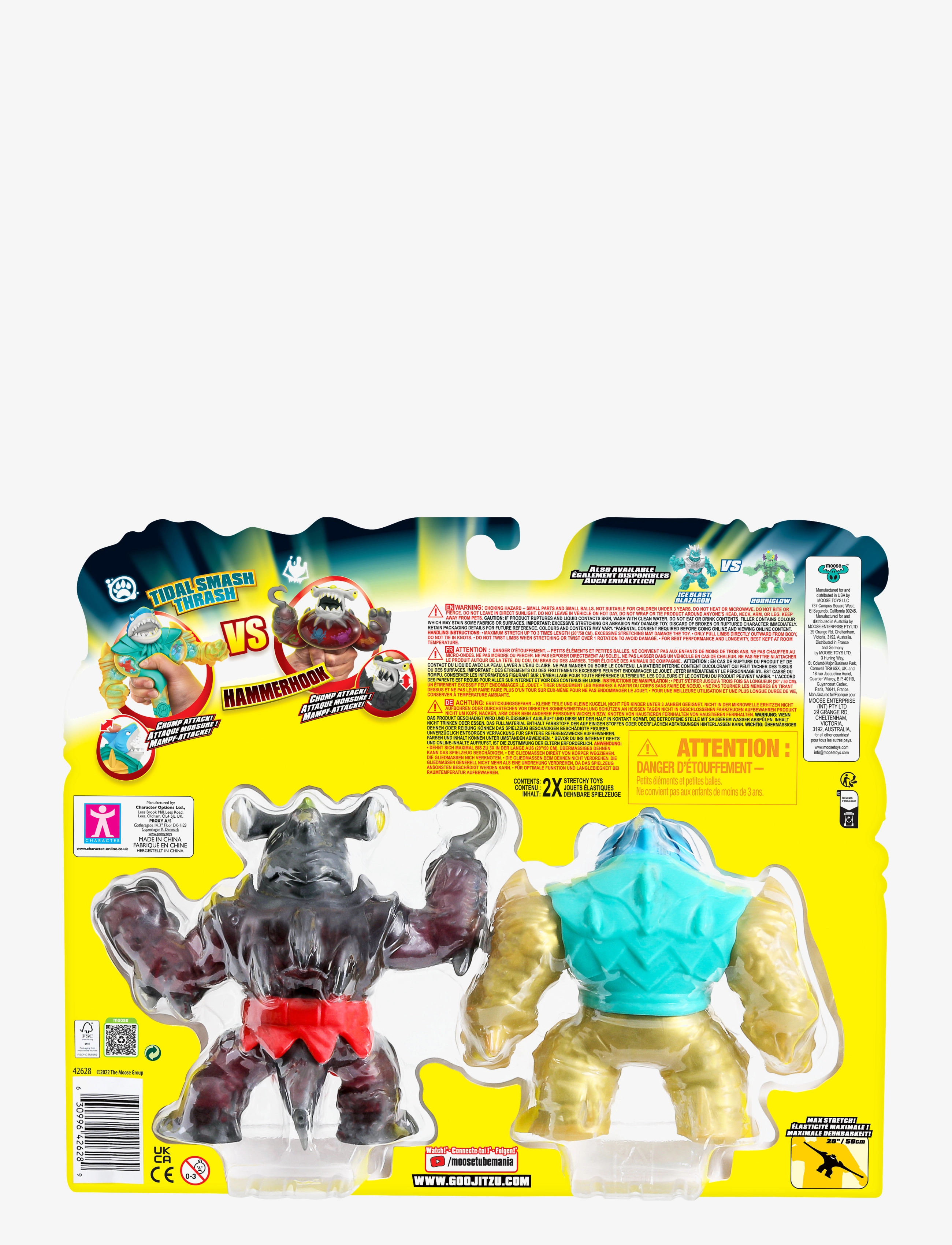 Goo Jit Zu - GOO JIT ZU S9 DEEP SEA TRASH VS HAMMERHOOK - multi colour - 2