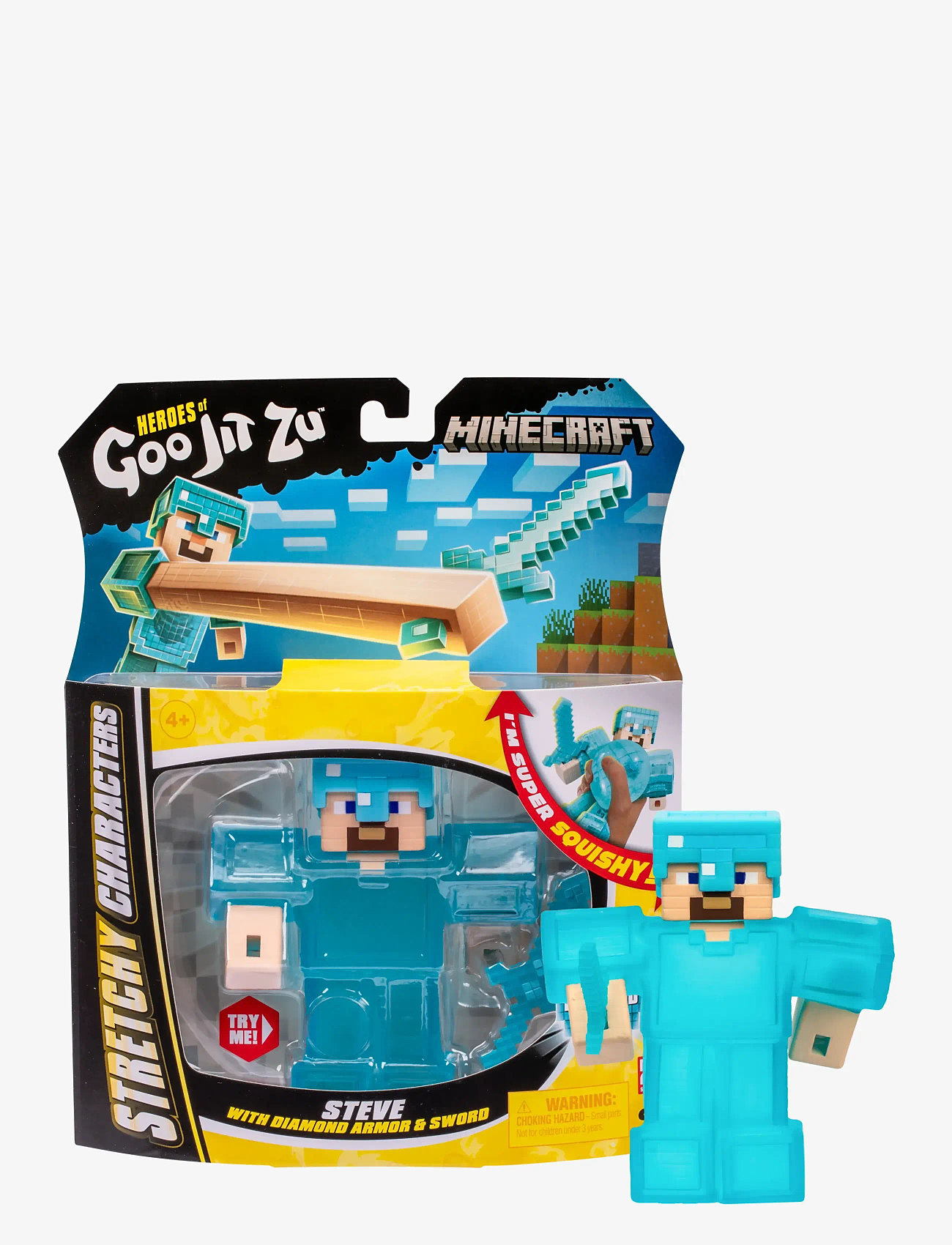 Goo Jit Zu - GOO JIT ZU MINECRAFT STEVE - actionfigurer - multi colour - 1