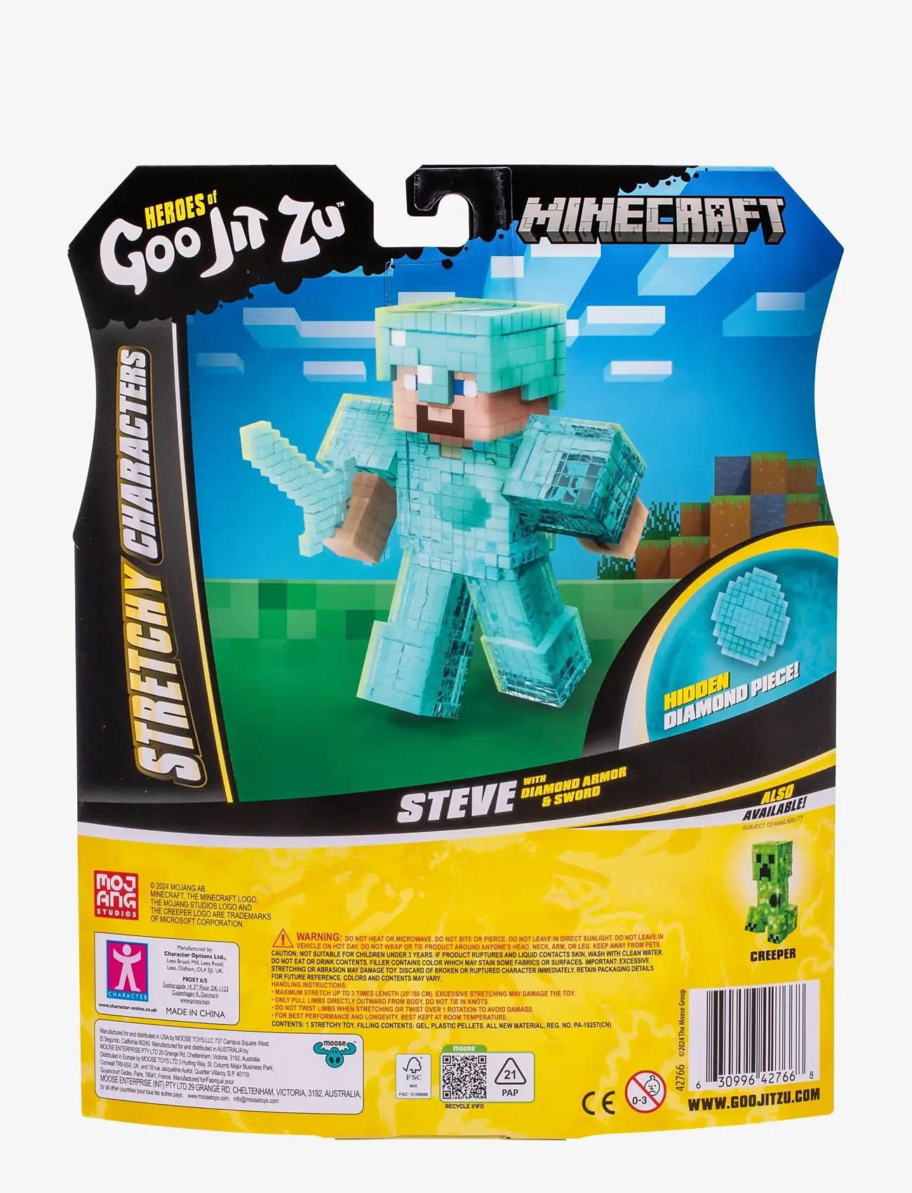 Goo Jit Zu - GOO JIT ZU MINECRAFT STEVE - actionfigurer - multi colour - 2