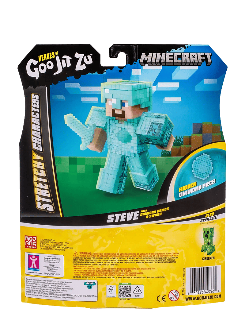 Goo Jit Zu - GOO JIT ZU MINECRAFT STEVE - actionfigurer - multi colour - 2