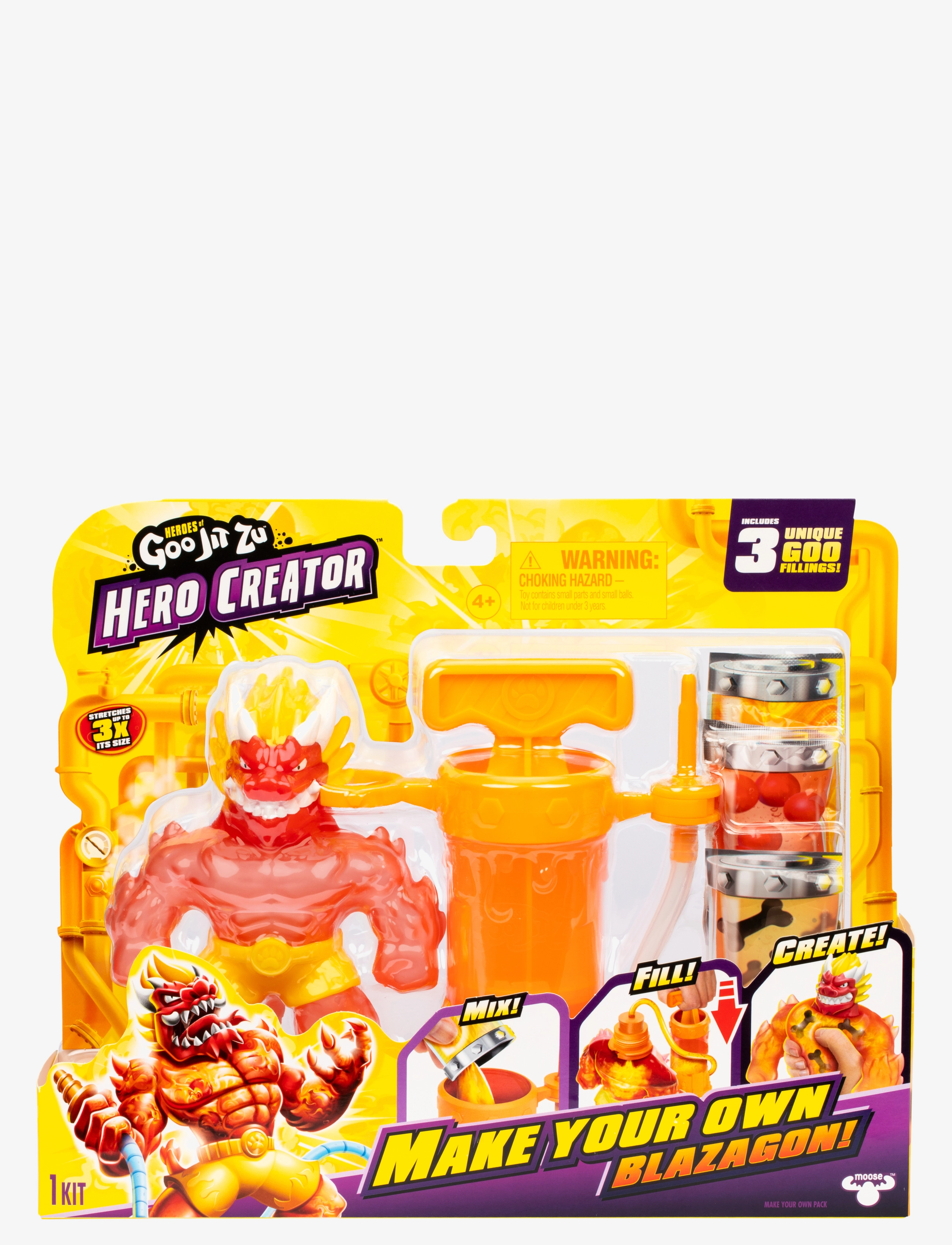 Goo Jit Zu Goo Jit Zu Hero Creator Blazagon, One Size, Multi/patterned, Legesæt Og Actionfigurer > Actionfigurer, Børn