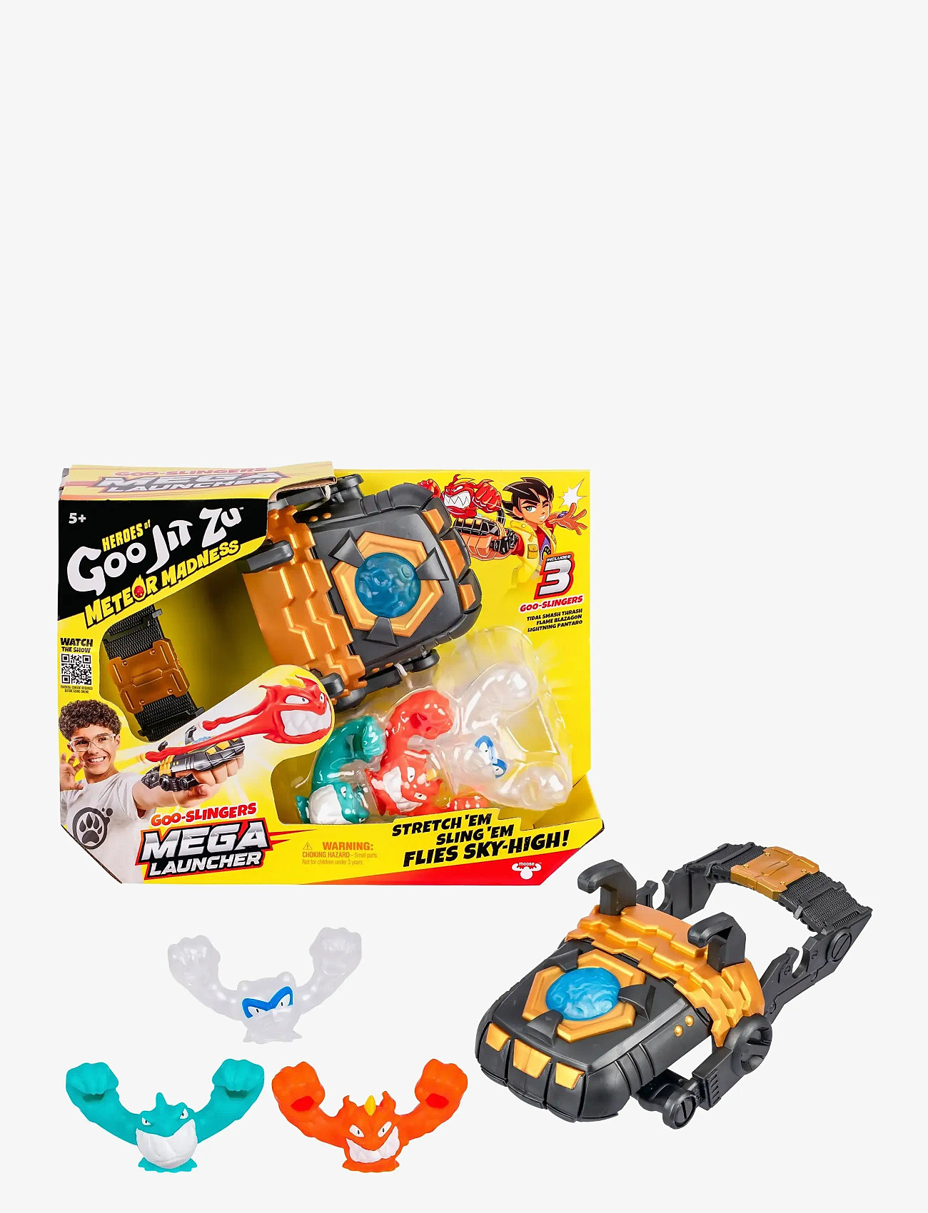 Goo Jit Zu - GOO JIT ZU METEOR MADNESS MEGA LAUNCHER - blaster byssur - multi colour - 1