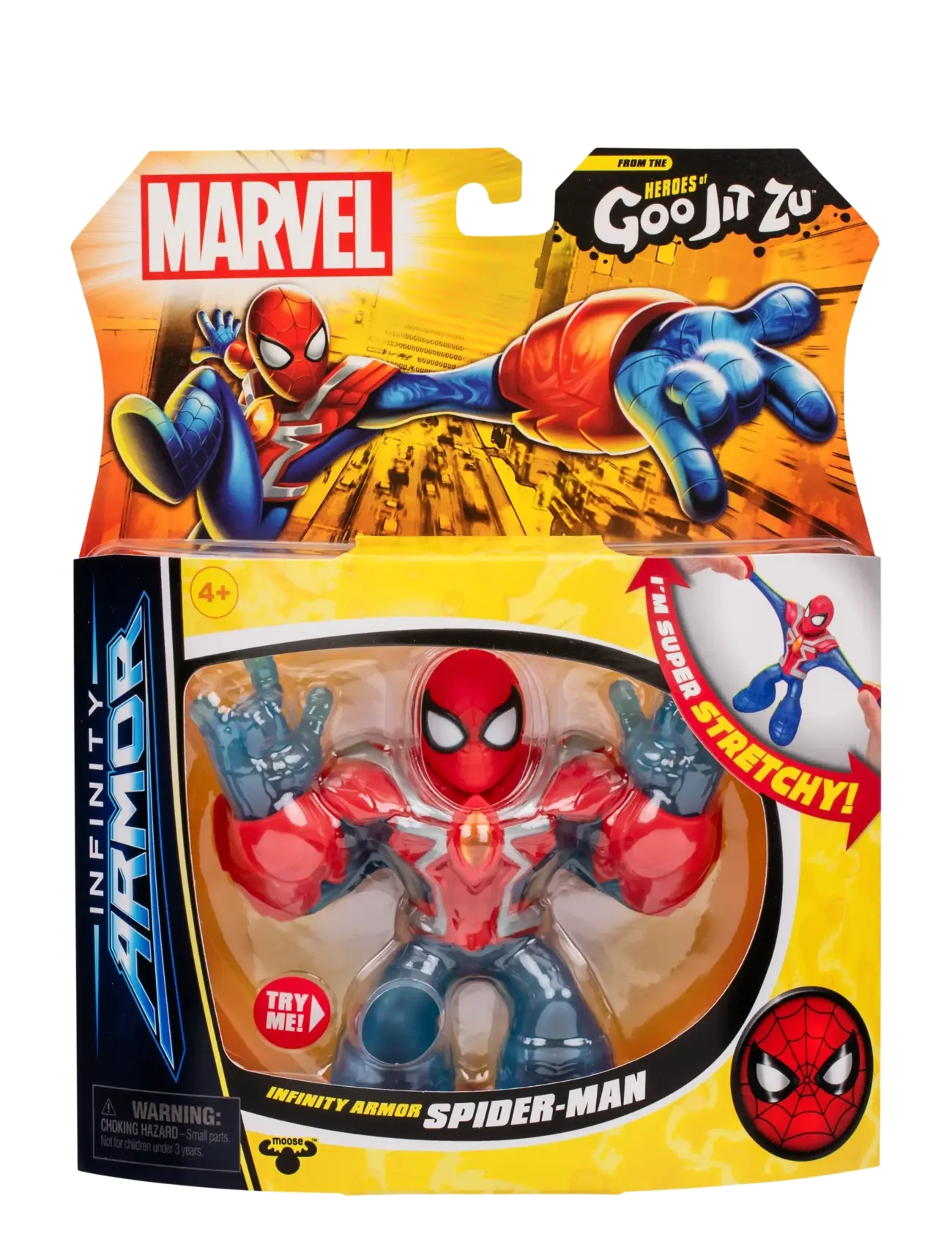 GOO JIT ZU MARVEL S11 SPIDERMAN - MULTI COLOUR