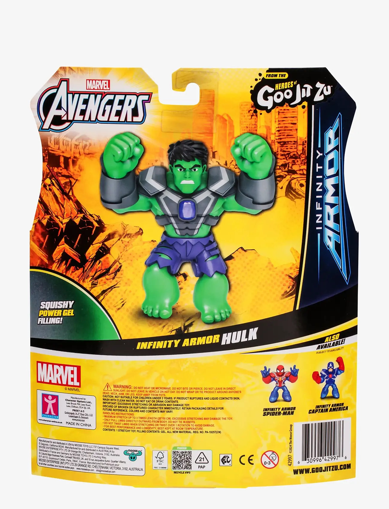 Goo Jit Zu - GOO JIT ZU MARVEL S11 HULK - film- & eventyrsfigurer - multi colour - 1