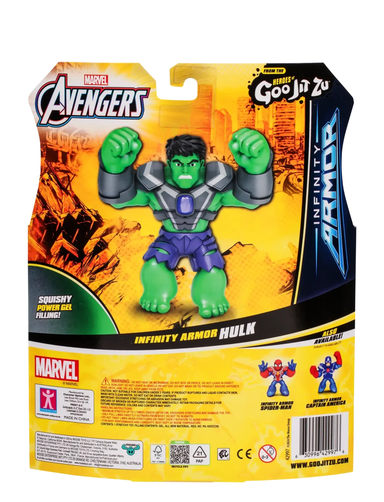 Goo Jit Zu - GOO JIT ZU MARVEL S11 HULK - film- & eventyrsfigurer - multi colour - 1