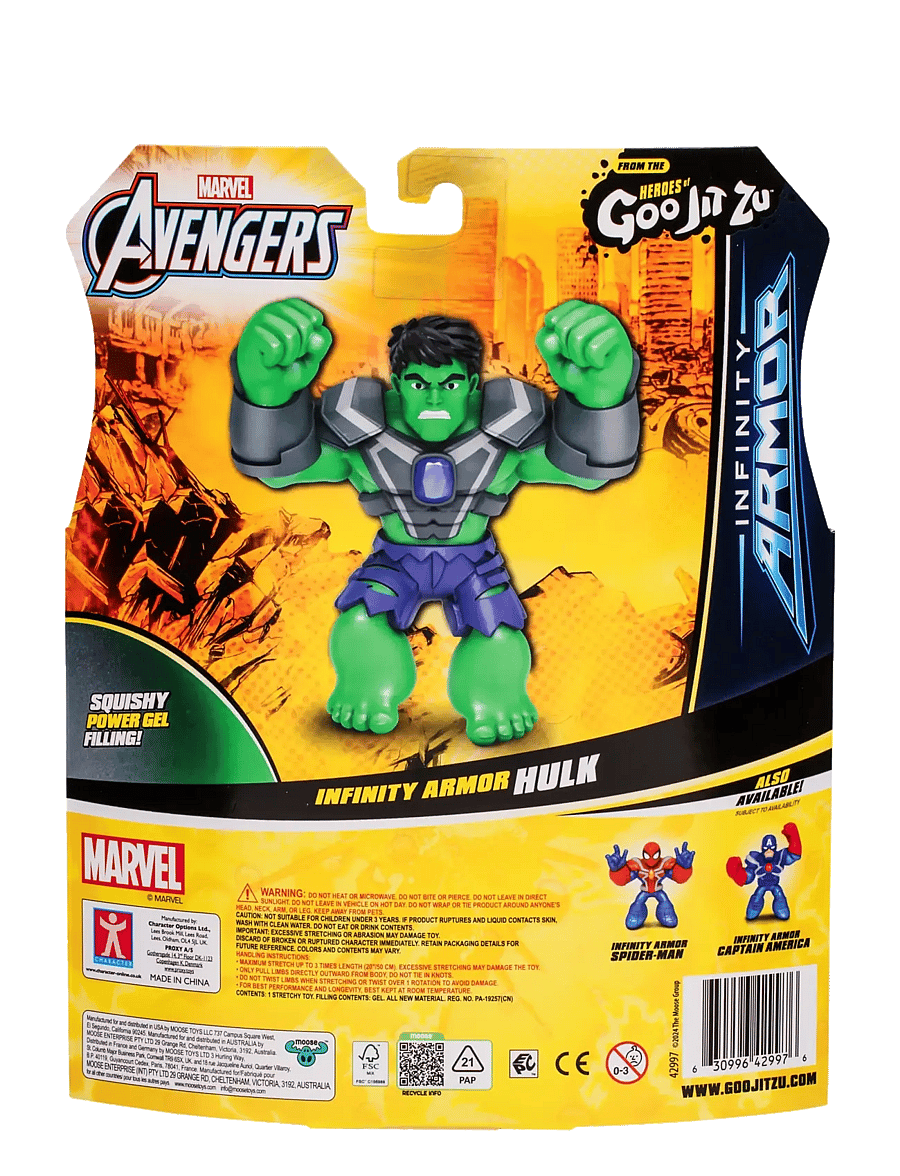 Goo Jit Zu - GOO JIT ZU MARVEL S11 HULK - film- & eventyrsfigurer - multi colour - 1