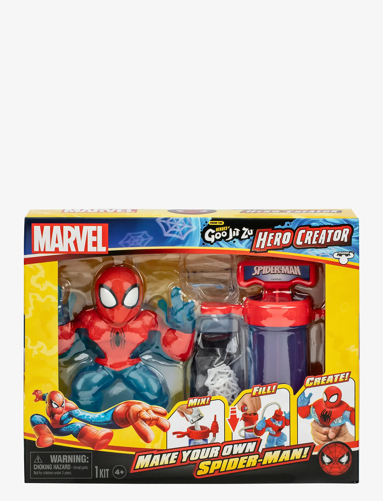 Goo Jit Zu - GOO JIT ZU HERO CREATOR SPIDERMAN - film- & eventyrsfigurer - multi colour - 0