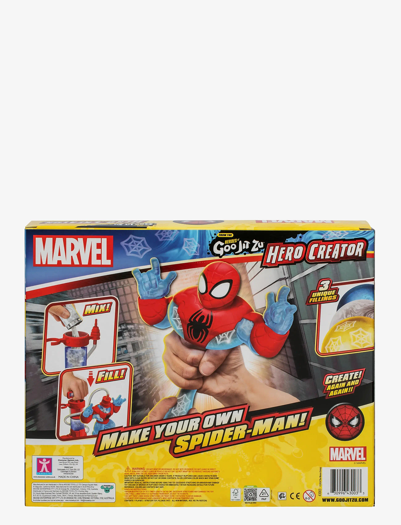 Goo Jit Zu - GOO JIT ZU HERO CREATOR SPIDERMAN - film- & eventyrsfigurer - multi colour - 1