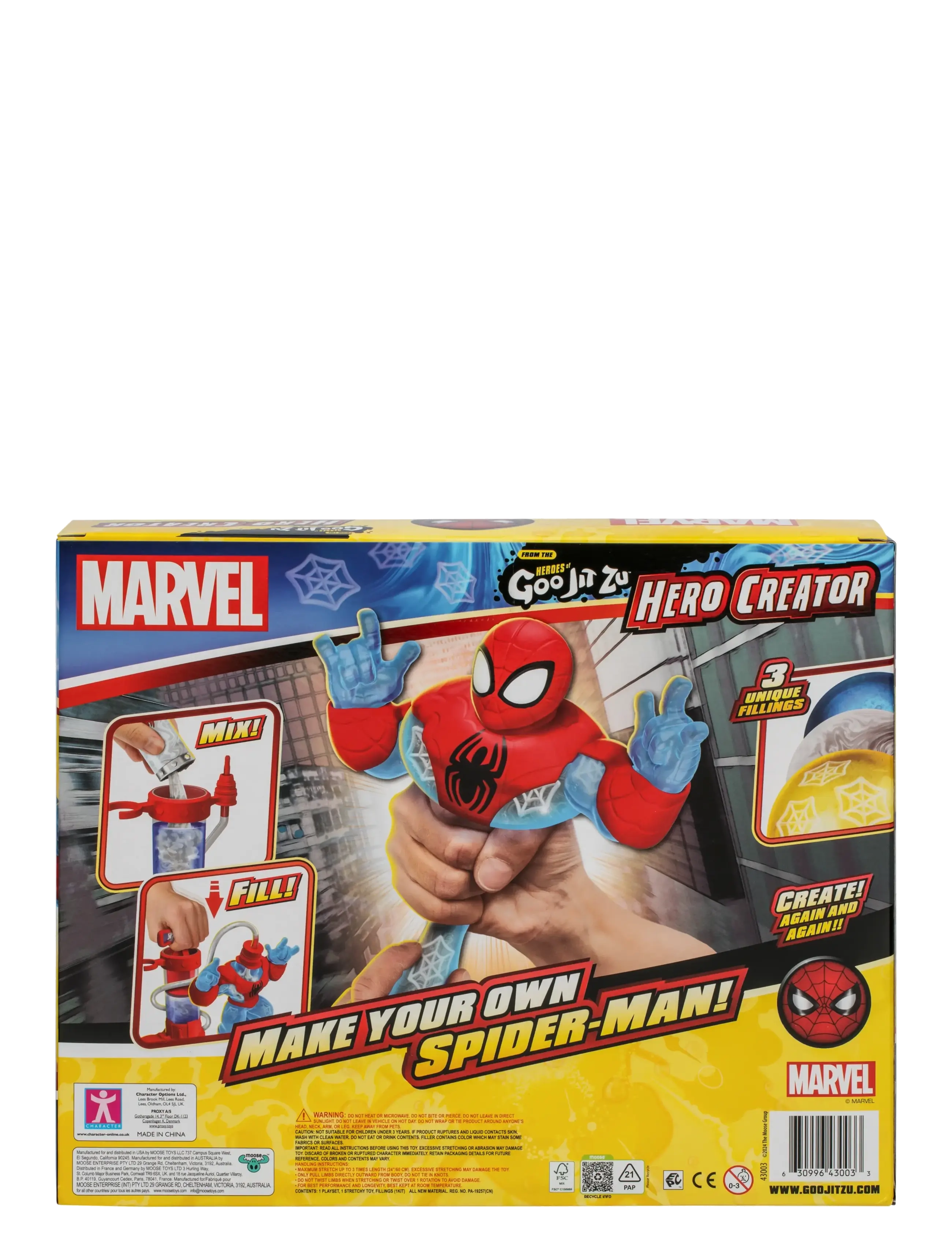 Goo Jit Zu - GOO JIT ZU HERO CREATOR SPIDERMAN - film- & eventyrsfigurer - multi colour - 1