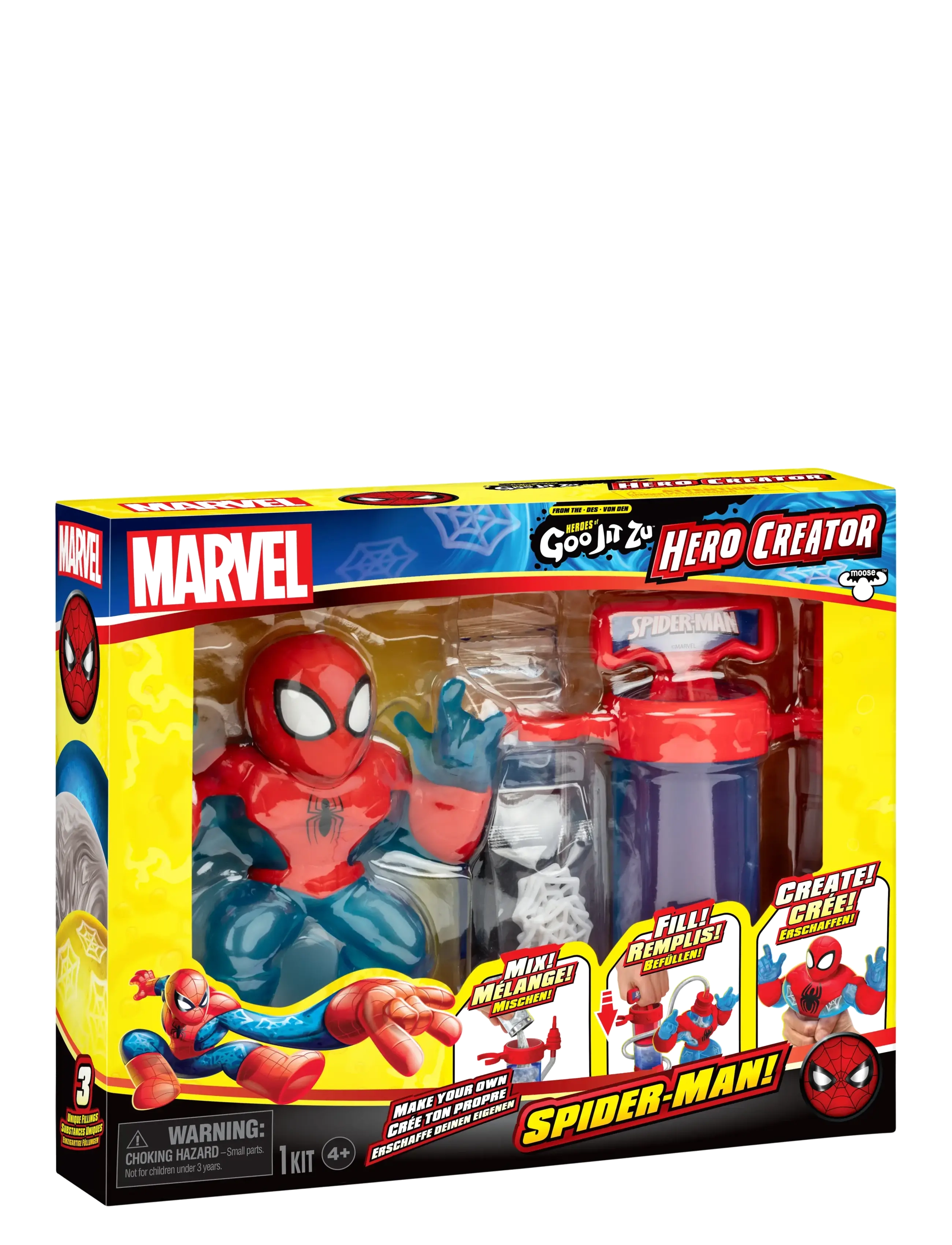Goo Jit Zu - GOO JIT ZU HERO CREATOR SPIDERMAN - film- & eventyrsfigurer - multi colour - 2