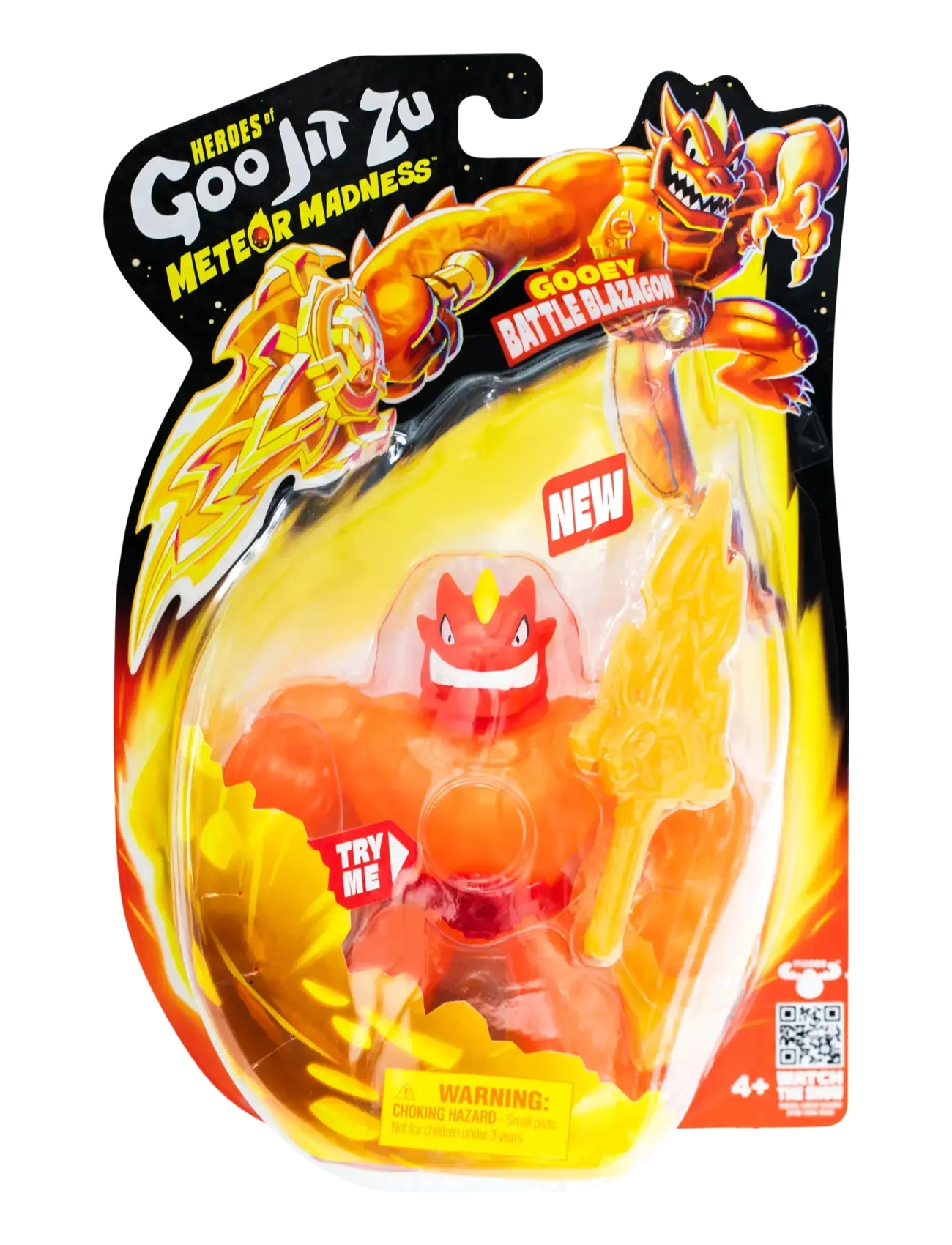 Goo Jit Zu Meteor Madness S2 Blazagon, Børn, Action Figures, Orange, Str: ONE SIZE