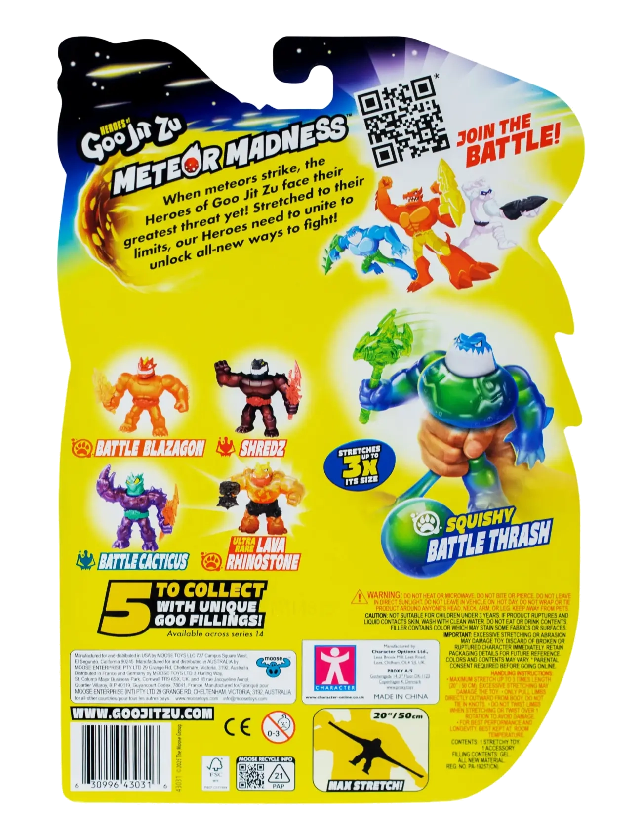 Goo Jit Zu - GOO JIT ZU METEOR MADNESS S2 THRASH - actionfigurer - multi colour - 3