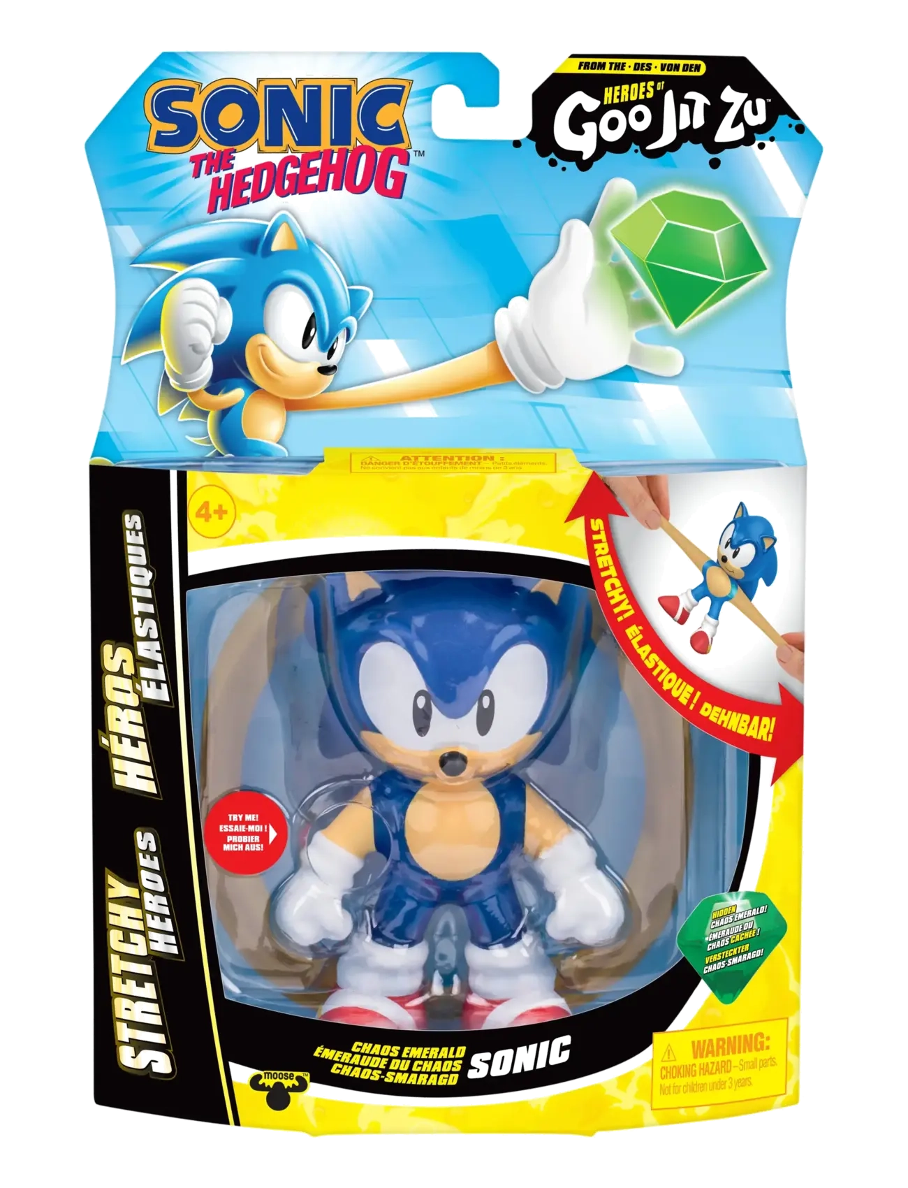 Goo Jit Zu Goo Jit Zu Sonic S5 Emerald Sonic, One Size, Multi/patterned, Legesæt Og Actionfigurer > Film- Og Eventyrfigurer, Børn