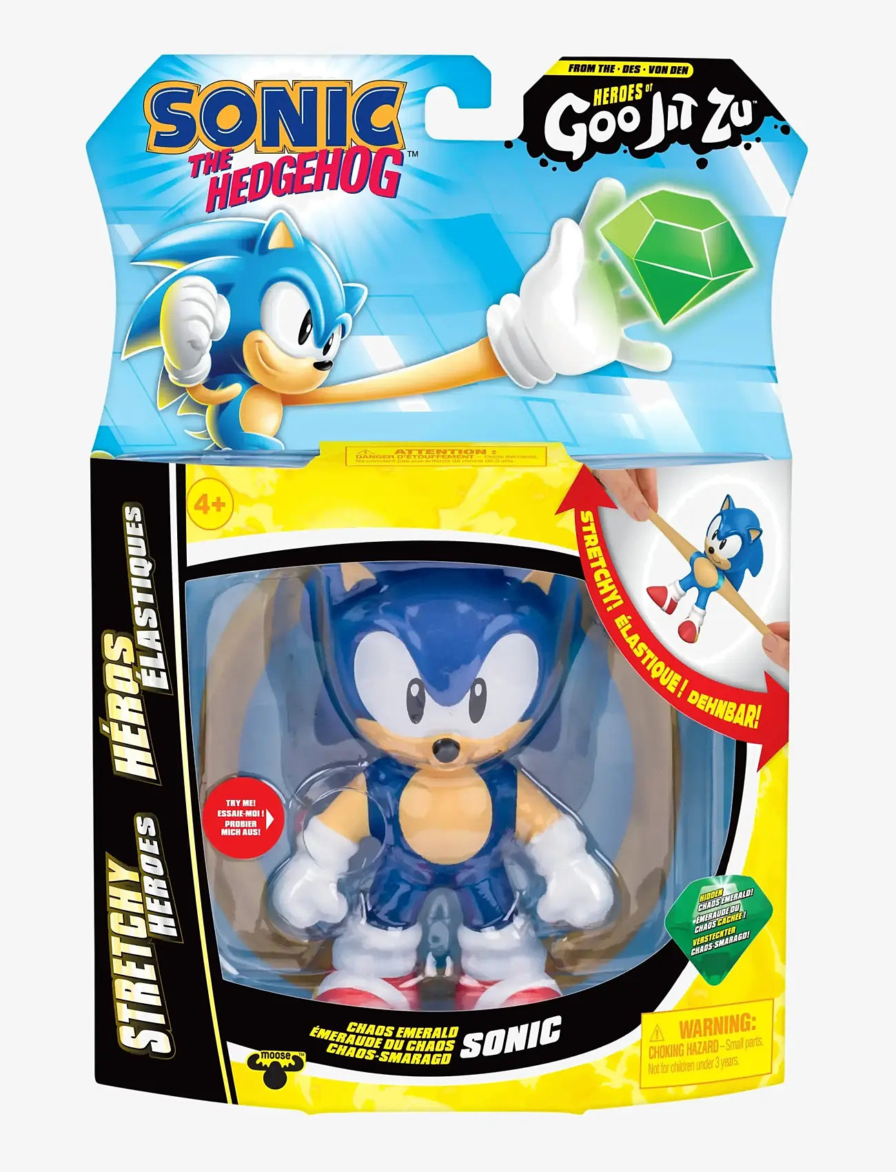 Goo Jit Zu - GOO JIT ZU SONIC S5 EMERALD SONIC - film- & eventyrsfigurer - multi colour - 0