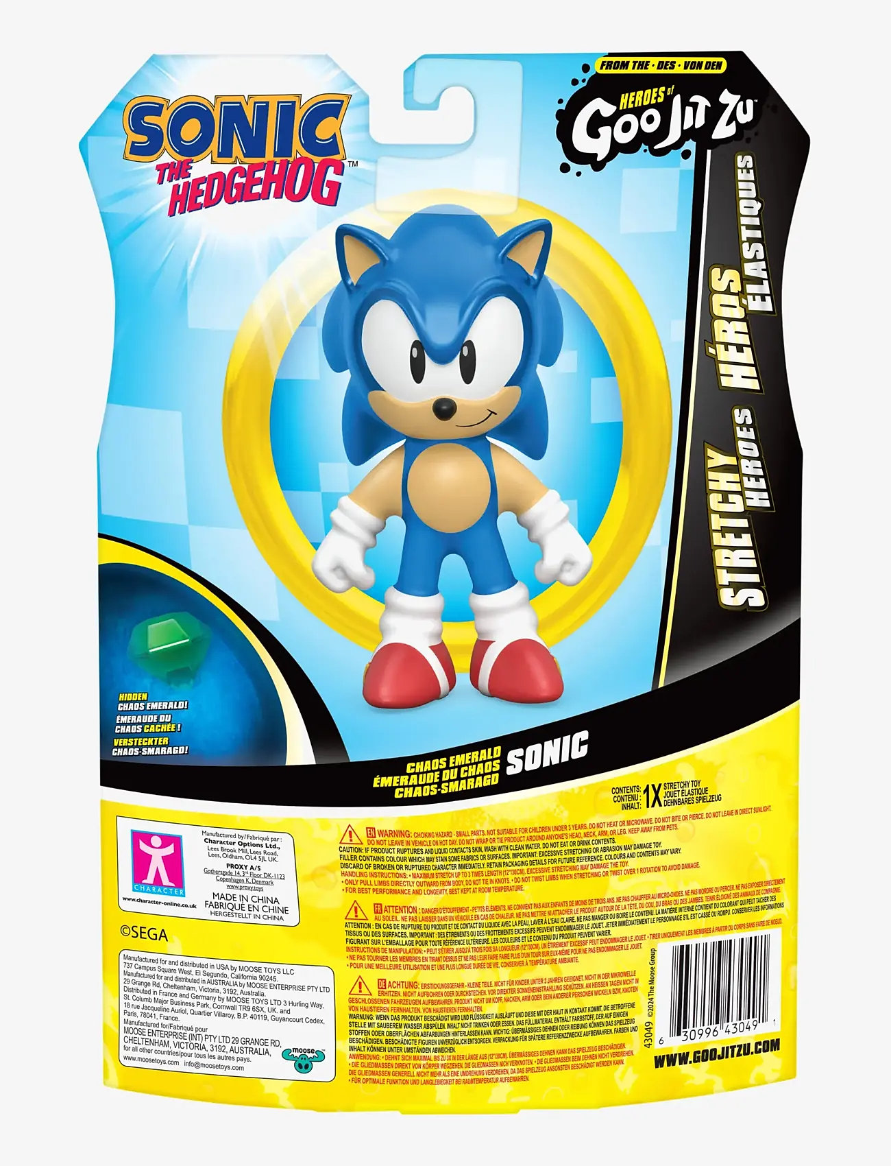 Goo Jit Zu - GOO JIT ZU SONIC S5 EMERALD SONIC - film- & eventyrsfigurer - multi colour - 2