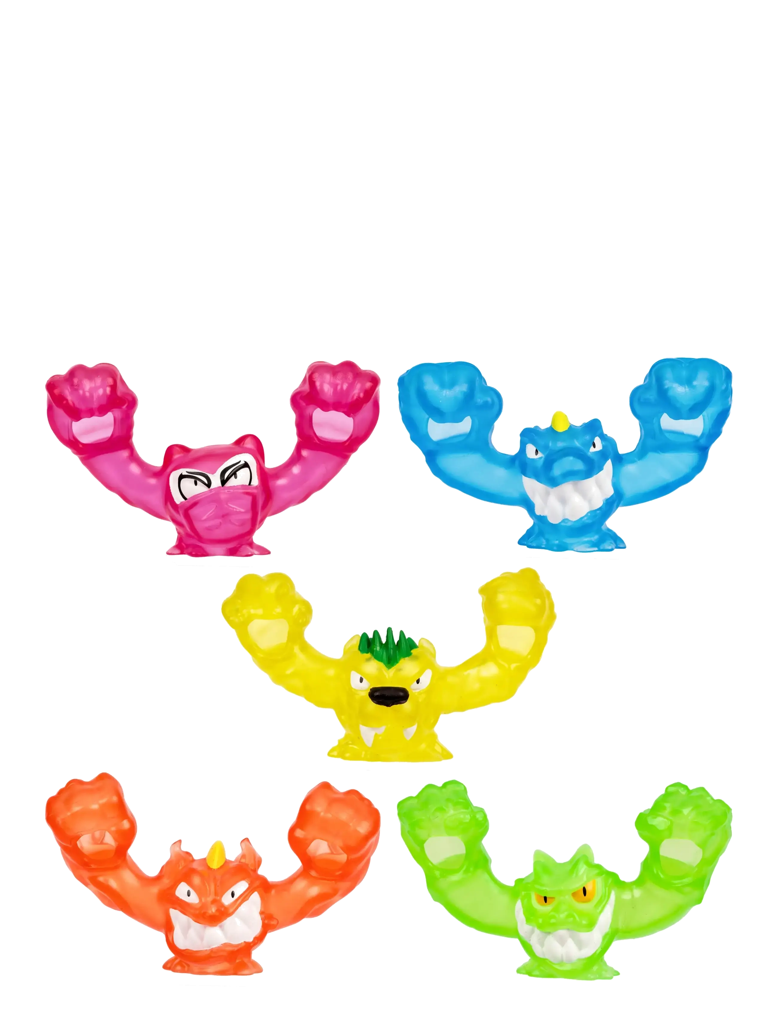 Goo Jit Zu - GOO JIT ZU METEOR MADNESS SLINGERS GLOW 5PK - actionfigurer - multi colour - 1