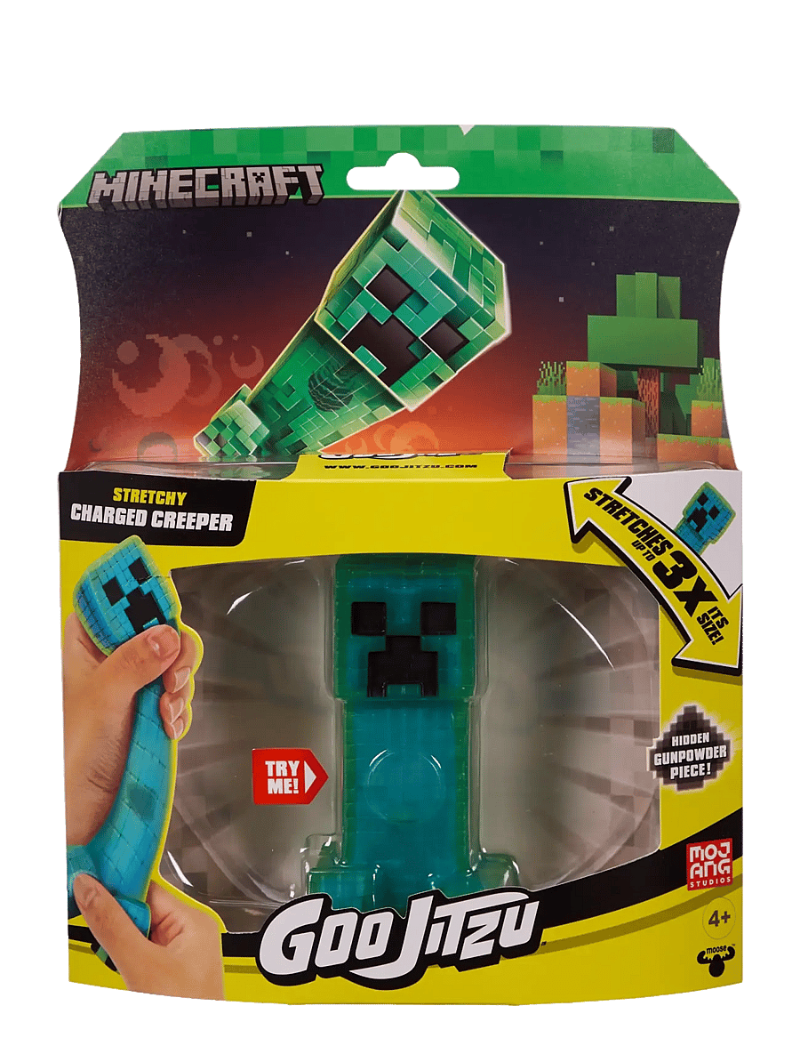 Goo Jit Zu - GOO JIT ZU MINECRAFT S4 BLUE CREEPER - actionfigurer - multi colour - 0