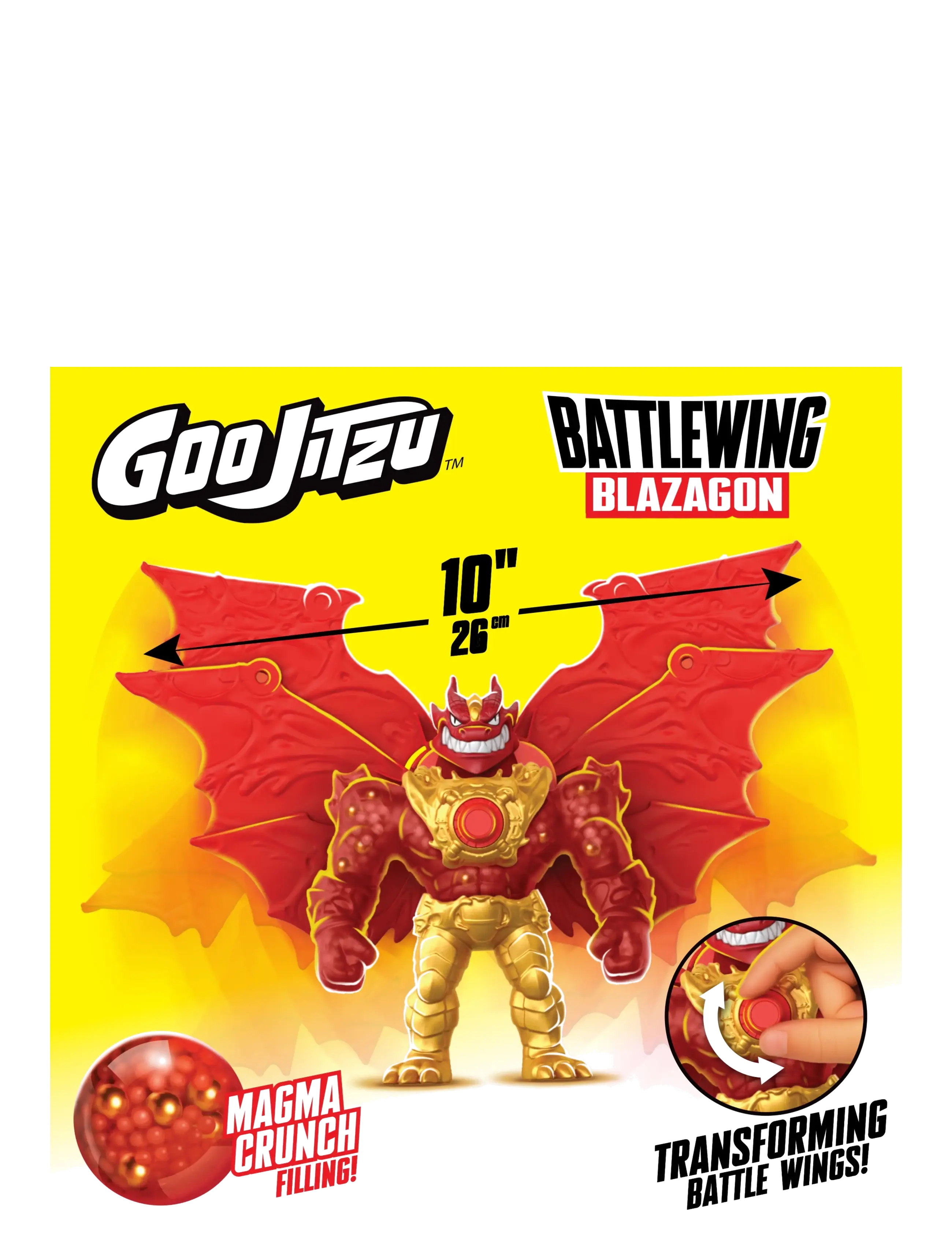 Goo Jit Zu - GOO JIT ZU BATTLEWING BLAZAGON - actionfigurer - multi colour - 5