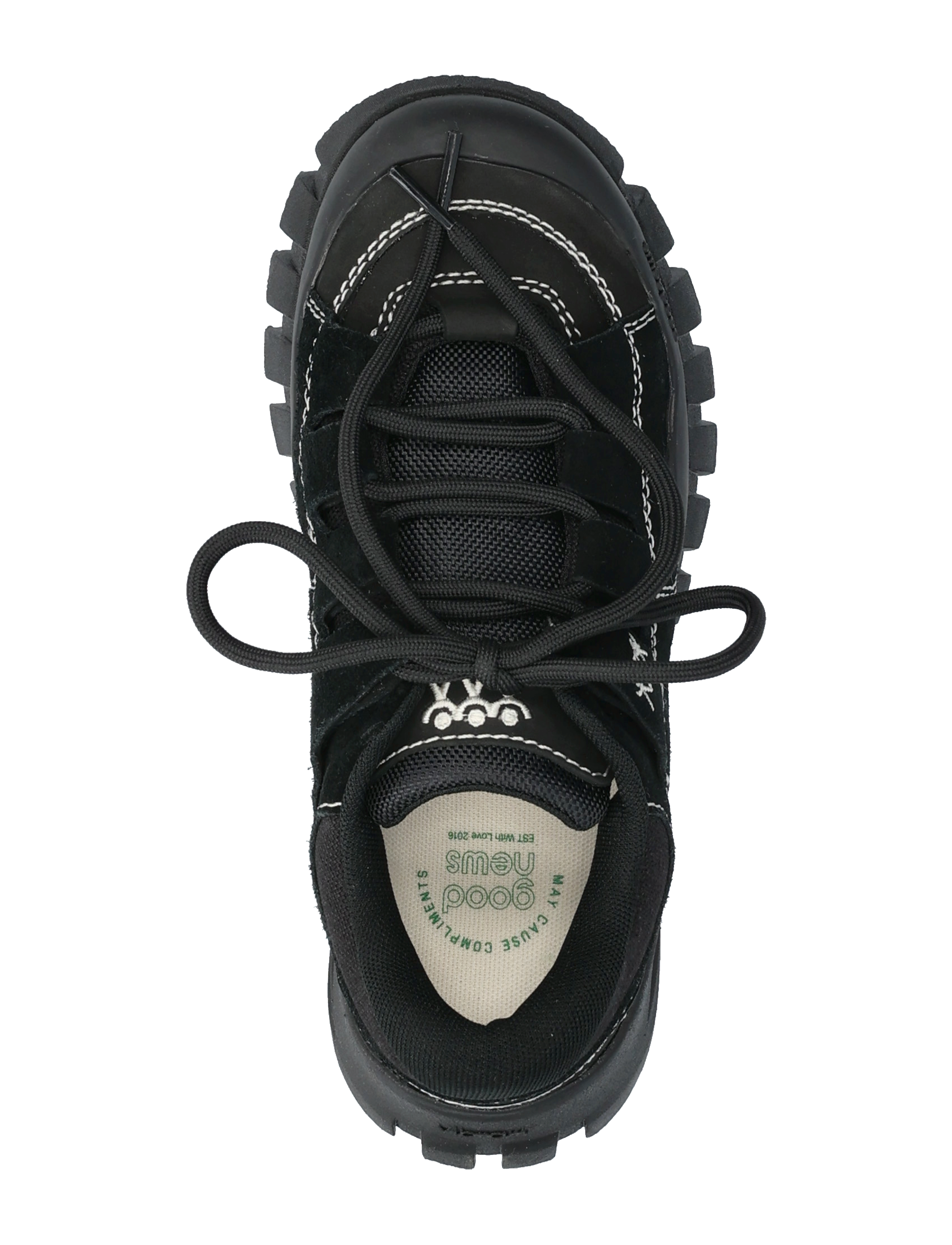 Good News - BEAR - matalavartiset tennarit - black - 3
