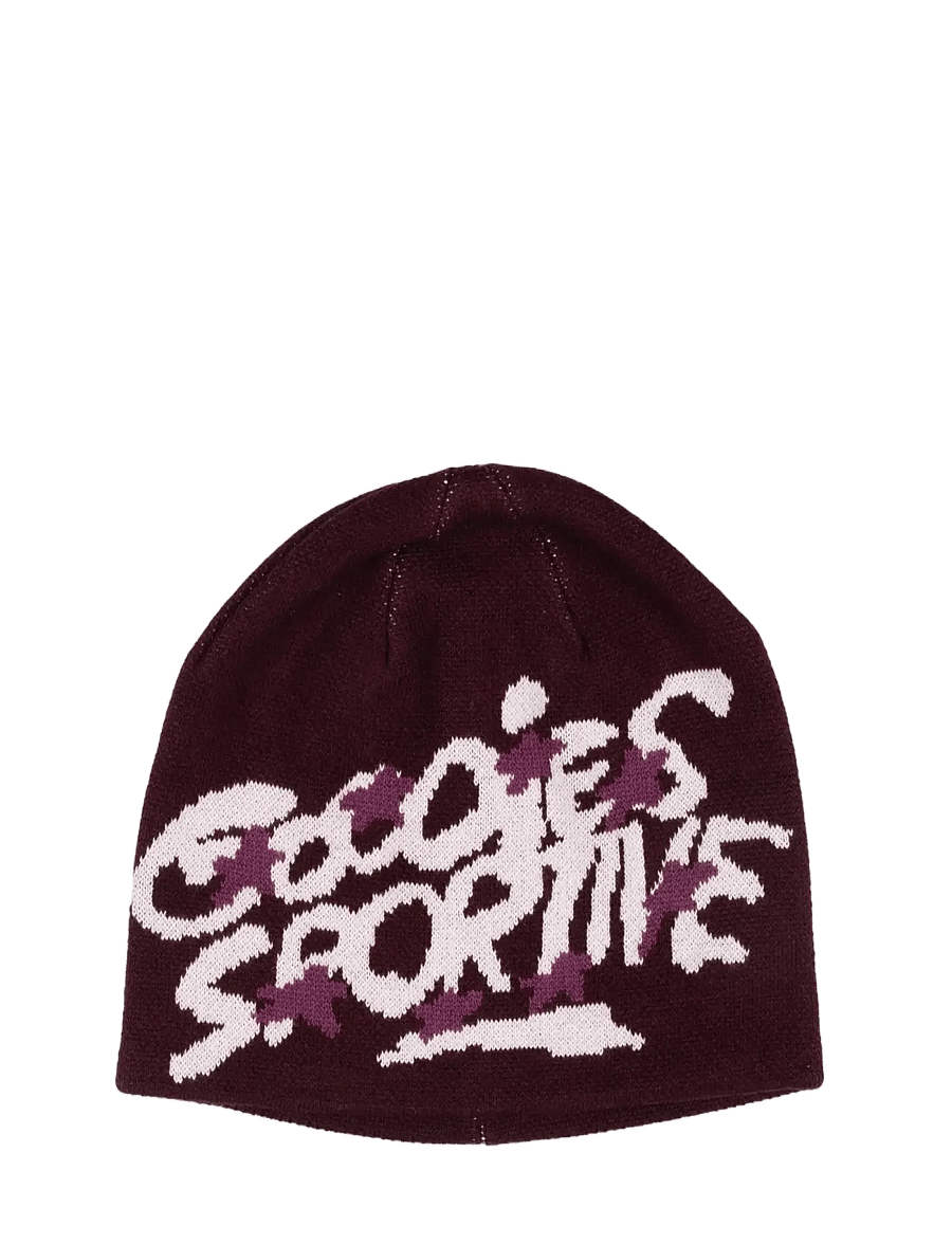 Goodies Sportive - ATHLETIC BORDEAUX BEANIE - shop efter stil - bordeaux - 1