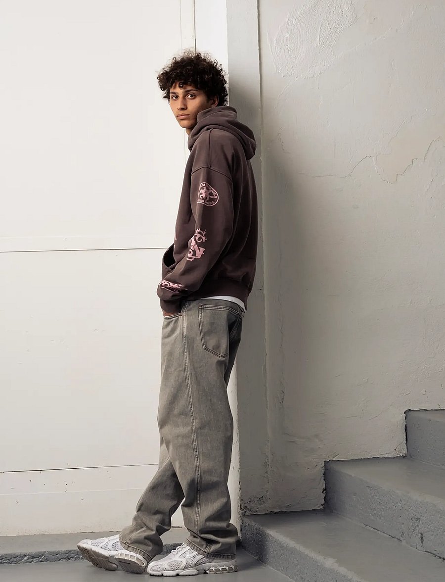 Goodies Sportive - BROWNIE HOODIE - hættetrøjer - fadeout brown - 0