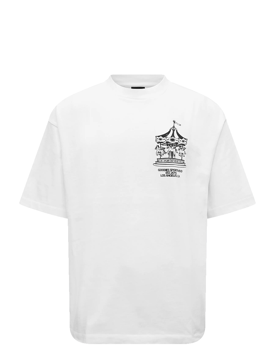 Goodies Sportive - CLUB DU CARROUSEL TEE - kurzärmelige t-shirts - white - 1