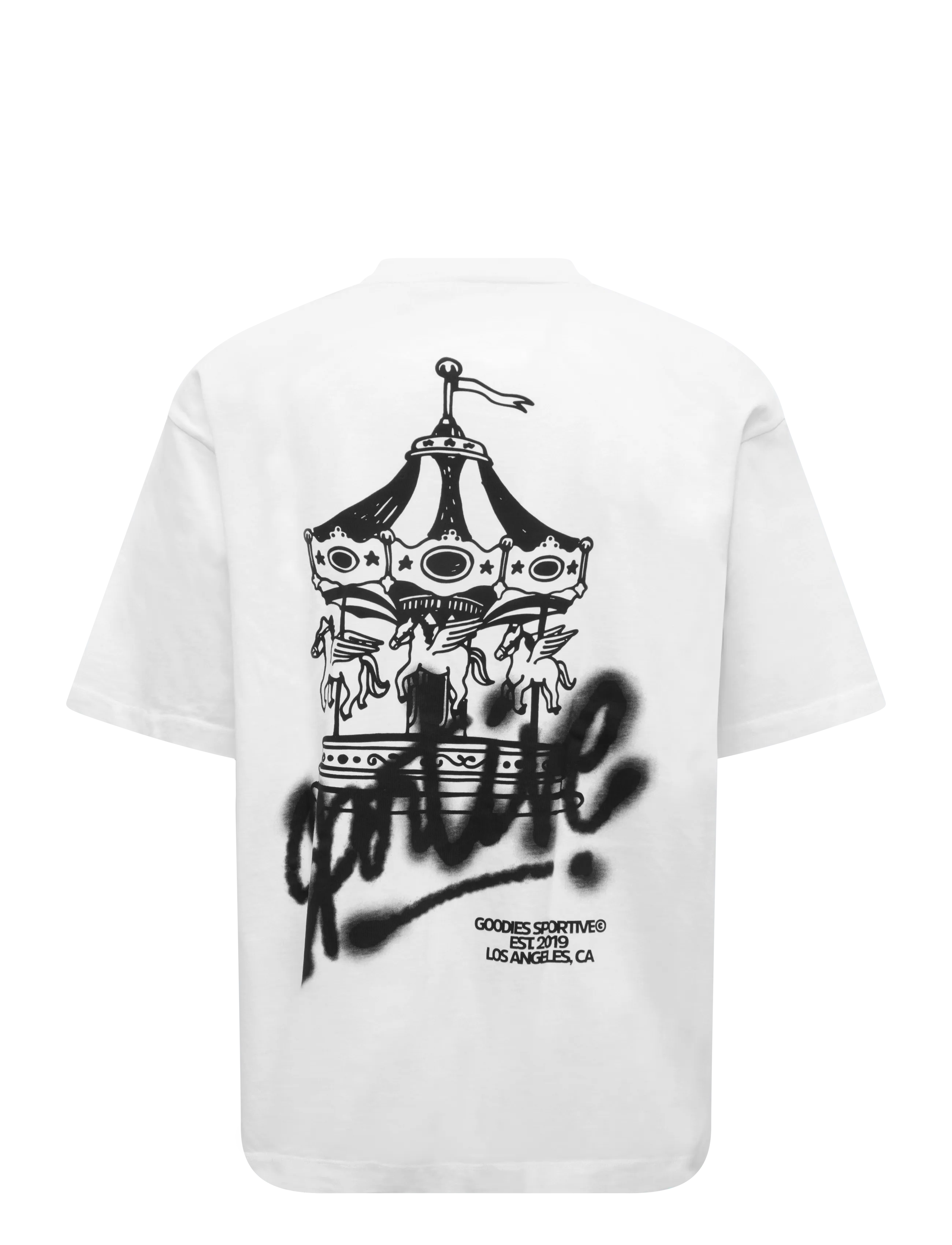 Goodies Sportive - CLUB DU CARROUSEL TEE - white - 2
