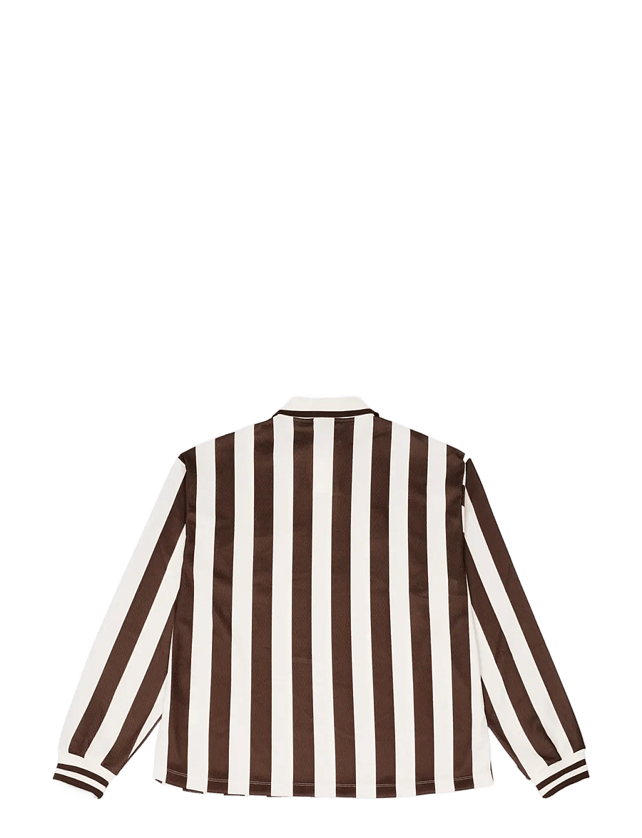 Goodies Sportive - COCOA VINTAGE FOOTBALL TEE - långärmade t-shirts - chocolate/ecru - 2